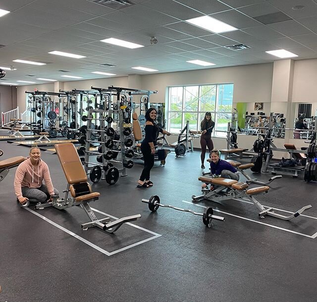 We&rsquo;ve been working hard this rainy afternoon cleaning and re-arranging our equipment to allow you to workout in a socially distant, safe way!  T-2 days until we will be reunited with you all and we can&rsquo;t wait!! What are you training first