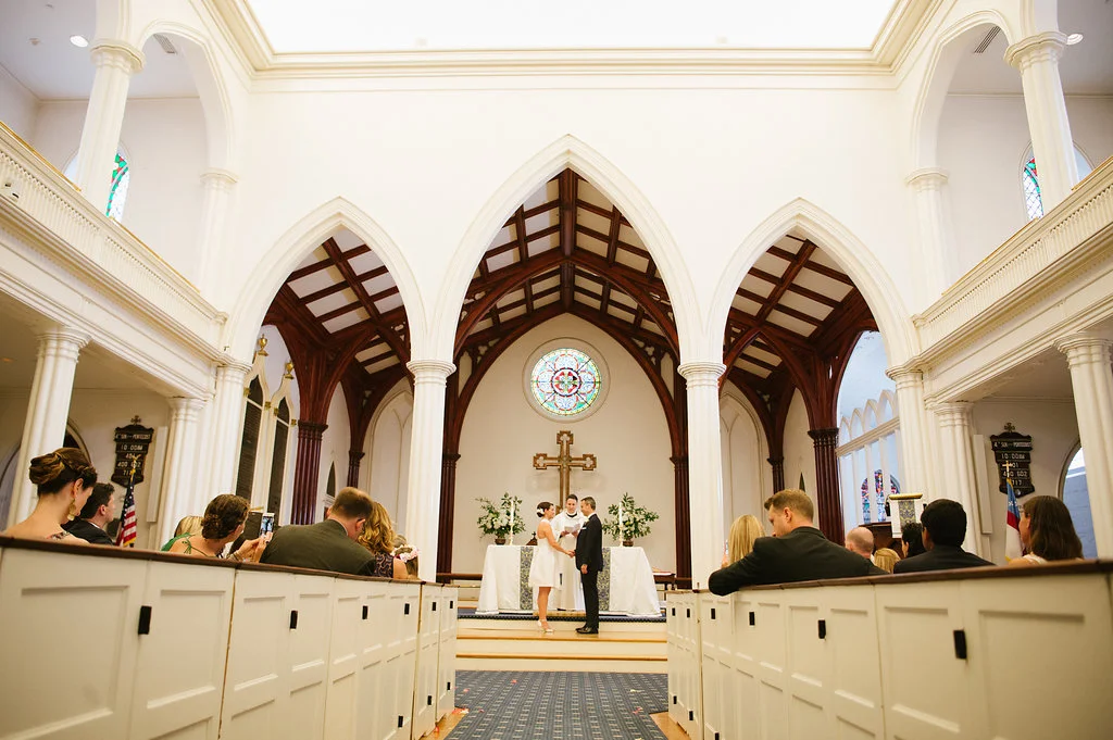 Jennie and Don at St. Paul's Old Town photographed by Jen Fariello