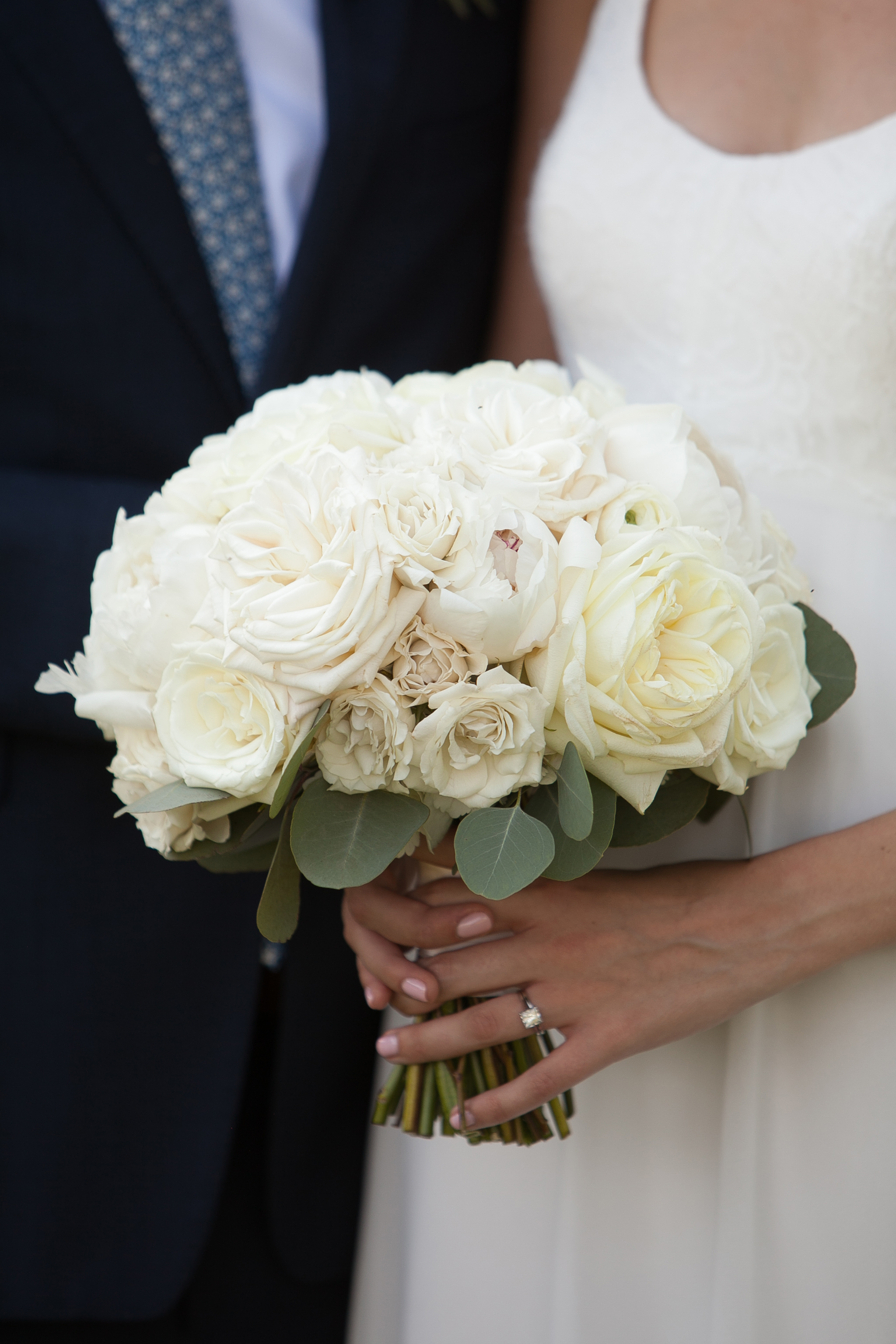  Atelier Ashley Flowers + Dusty Blue + Borrowed and Blue Photography + Congressional Country Club + DC wedding + all white wedding bouquet + white peonies 