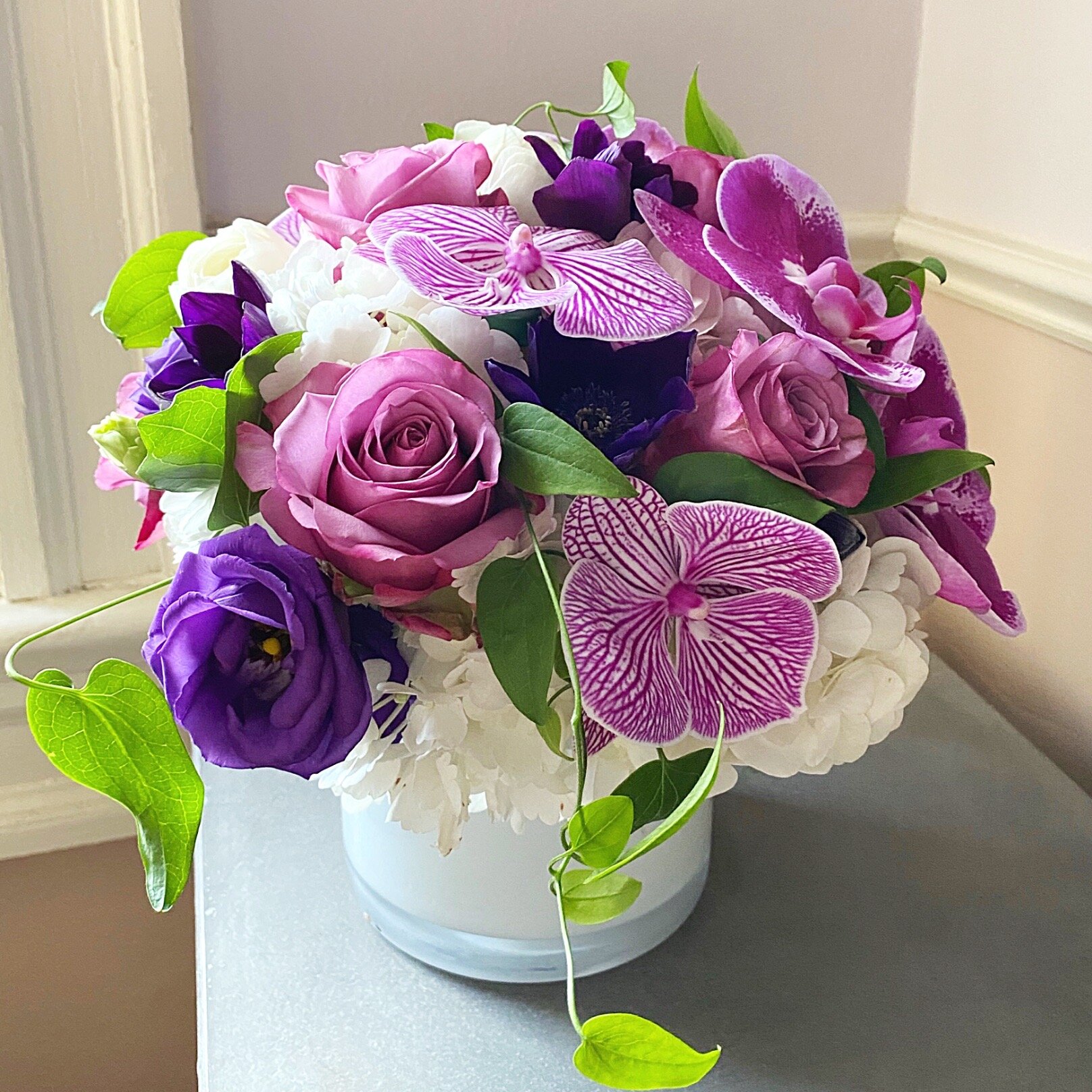 Purple and White Flowers - Atelier Ashley Flowers