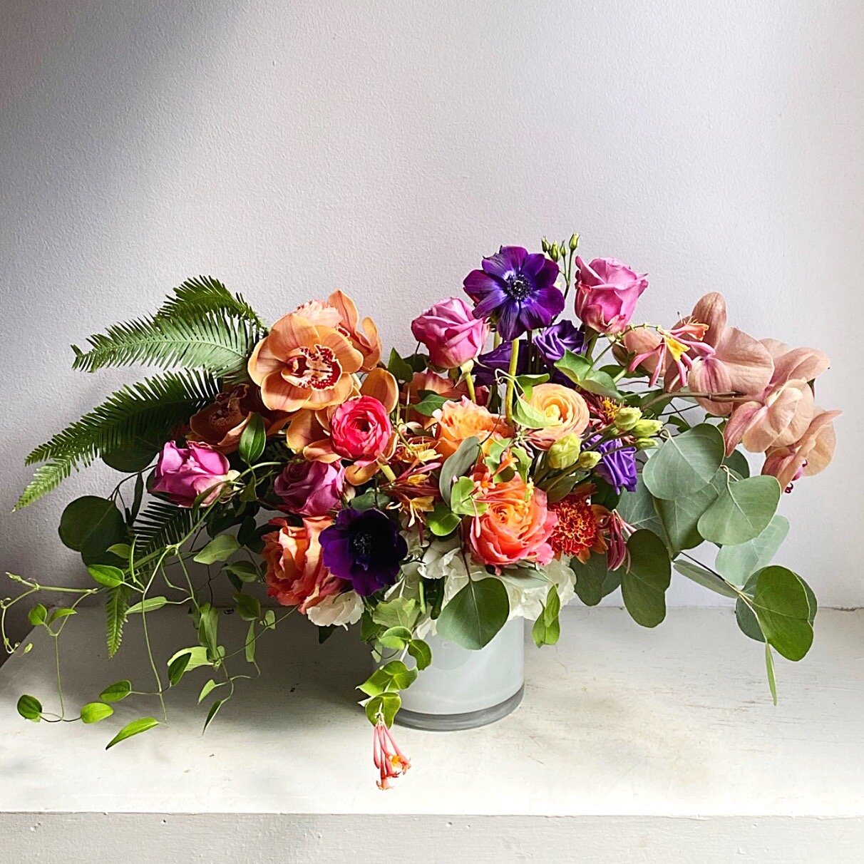 Bright Flowers with greenery, spills - Atelier Ashley Flowers