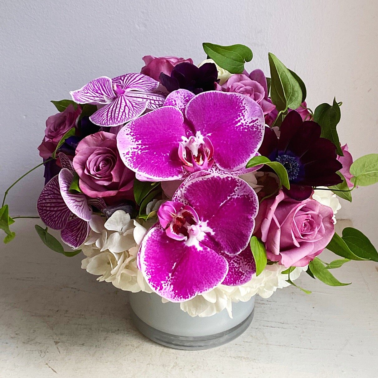 Orchid flower arrangements - Atelier Ashley Flowers