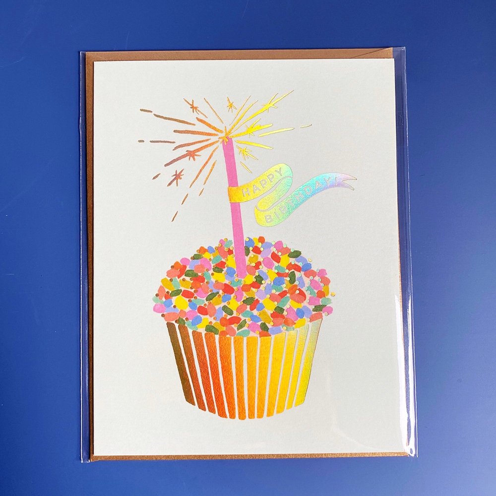 Cupcake Birthday Card - Rifle Paper Co. — Atelier Ashley Flowers
