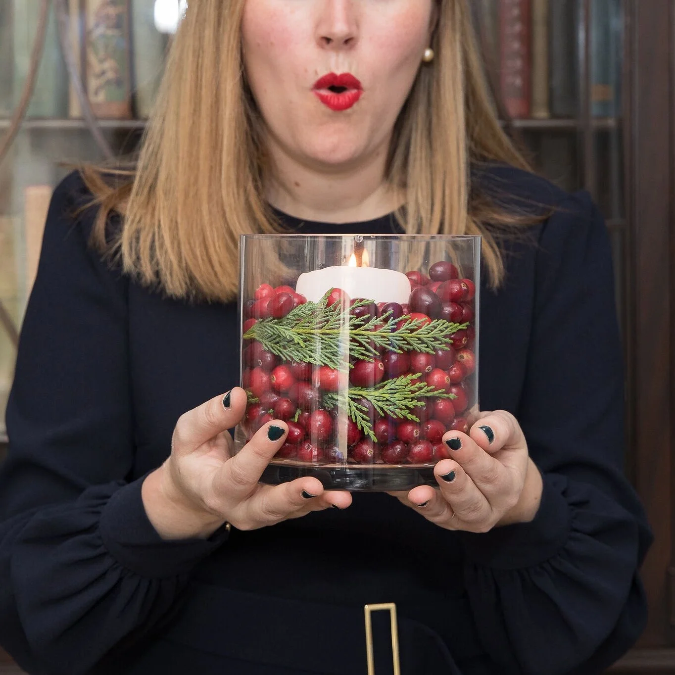 Cranberry Candle