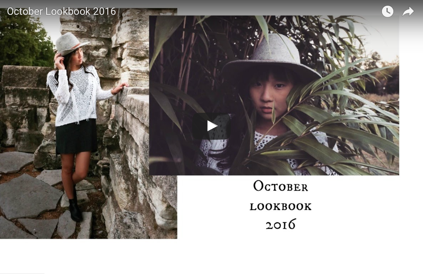 October 2016 Lookbook Ft. Hanger App