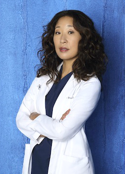 Christina Yang (Sandra Oh) is the very studious type--almost robotic--as she loves to learn constantly in Grey's Anatomy.