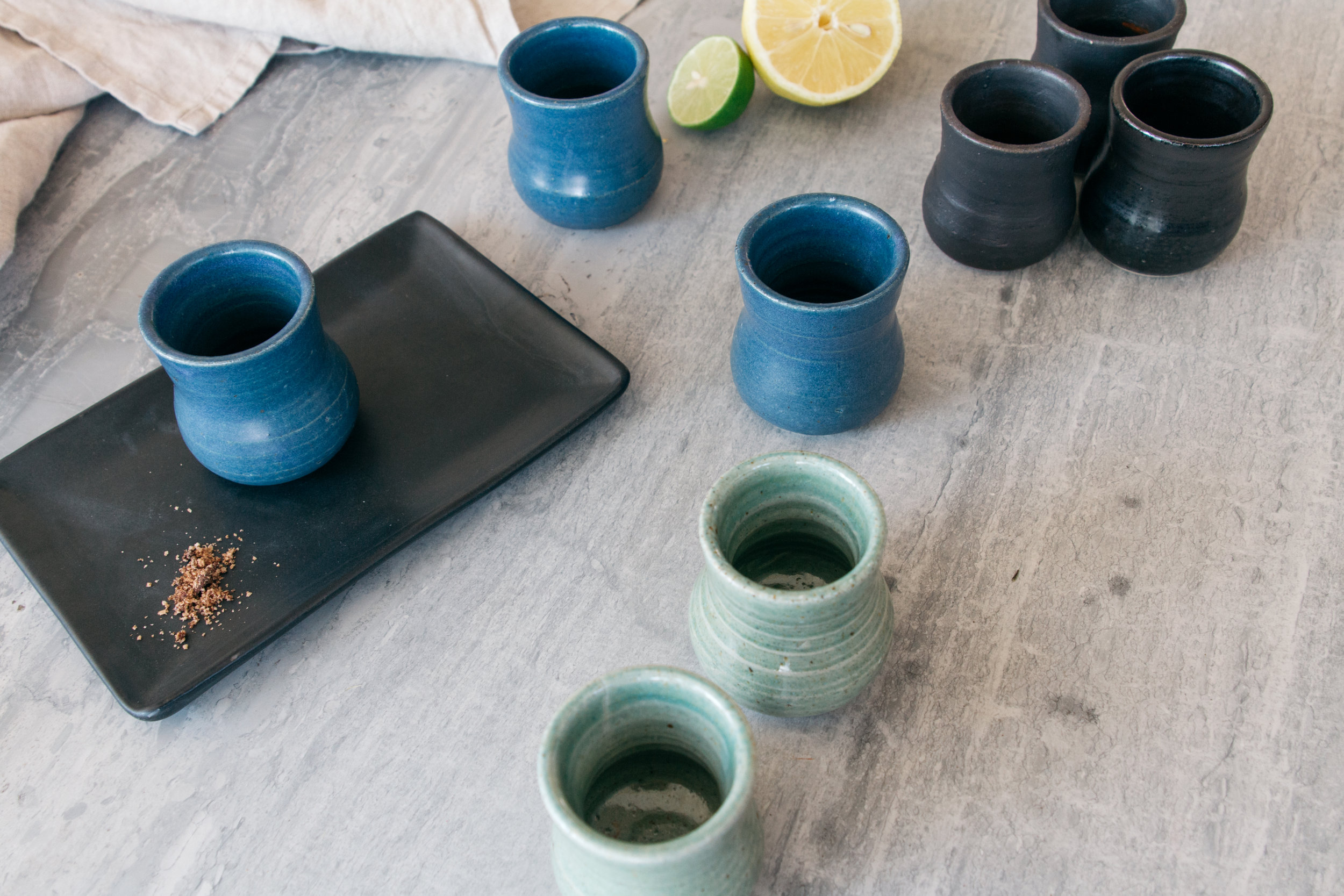 Sets de Vasos Tequileros Muk.