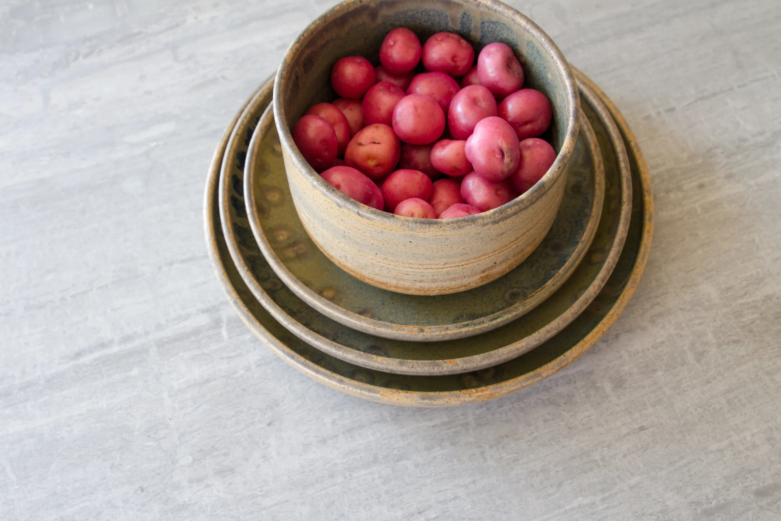 Juego de Platos Tierra.