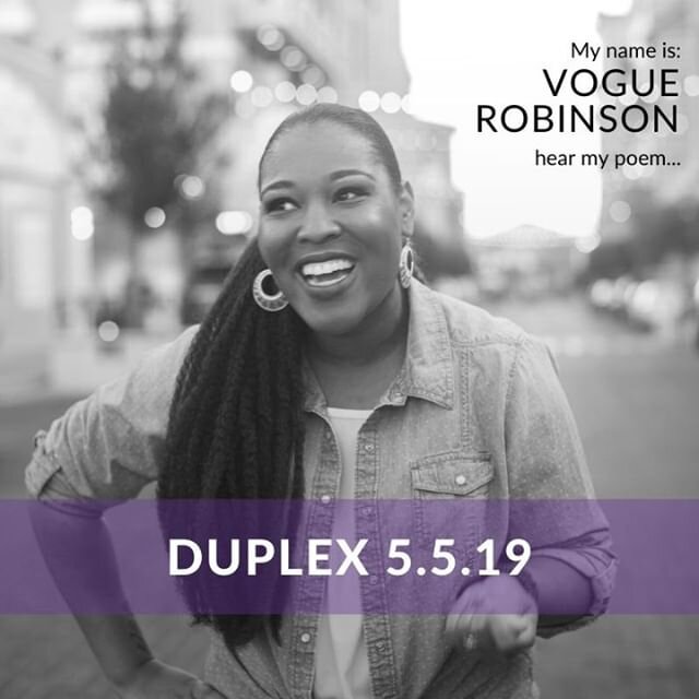 Our own Ayasha Tripp hosts tonight's &quot;Listen Live&quot; special poetry hour at 6pm! Vogue Robinson will share her poem, &quot;Duplex 5.5.19,&quot; and reflect on grief and the state of grieving in America. Follow @listenforachangestories on Inst