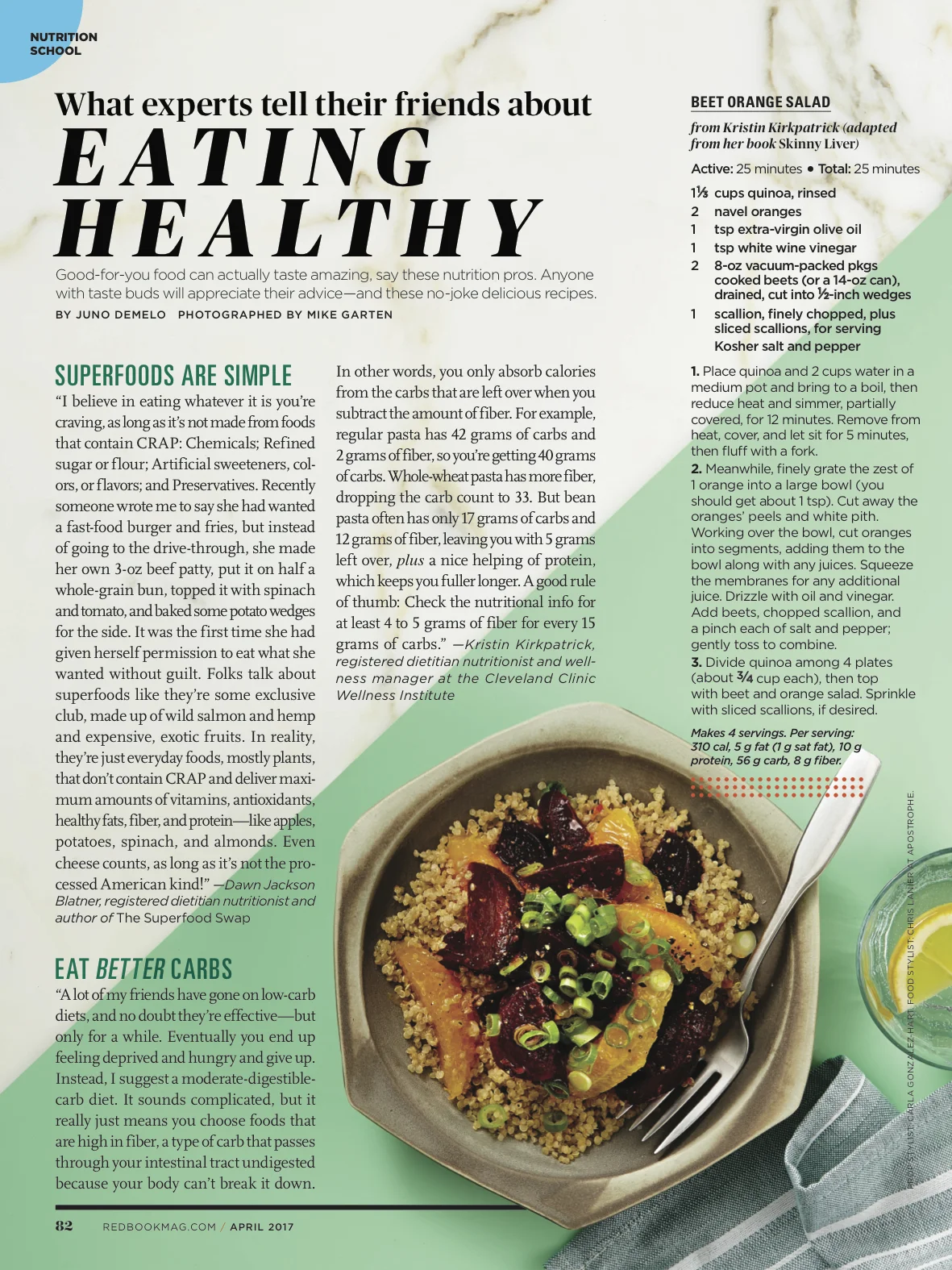  What Experts Tell Their Friends About Eating Healthy  