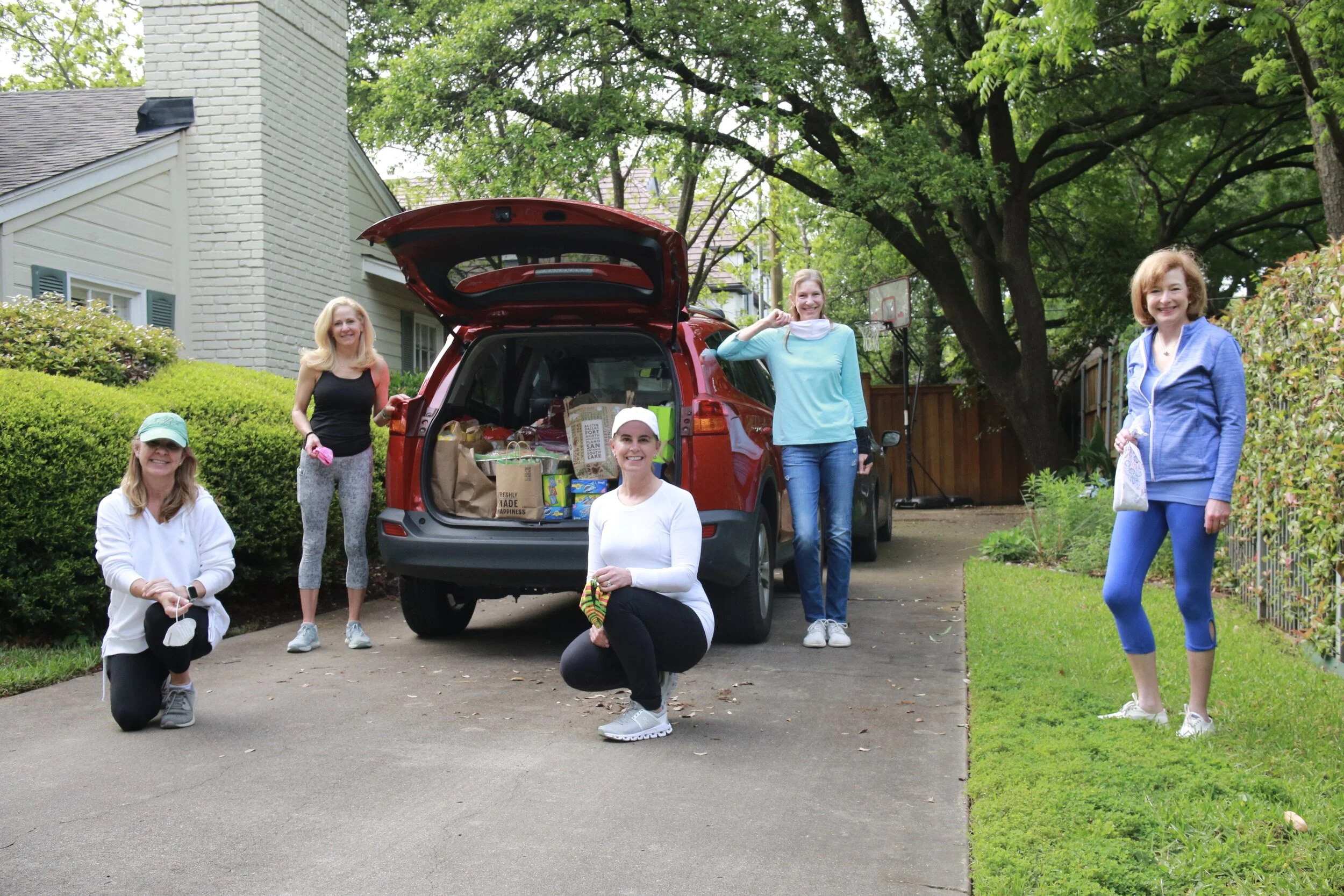 From left to right: Kim Rhone, LuAnne Hobbs, Melinda Emmons, Christie Schmitt and Tamara O’Connor.