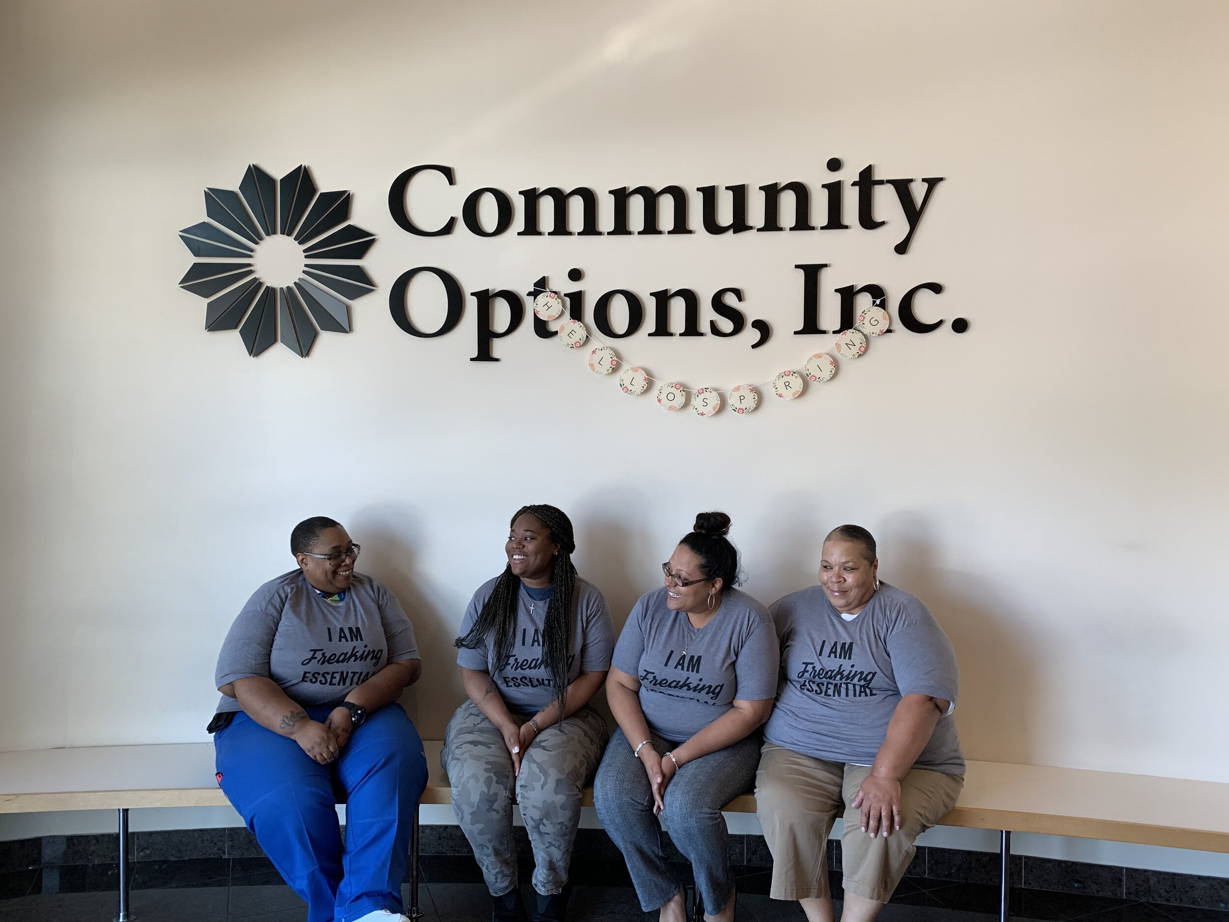 Essential personnel at Community Options, Inc. continue to provide daily service to their clients.
