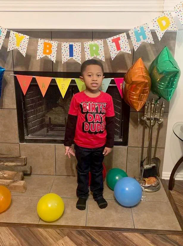 Carter on his 5th birthday.