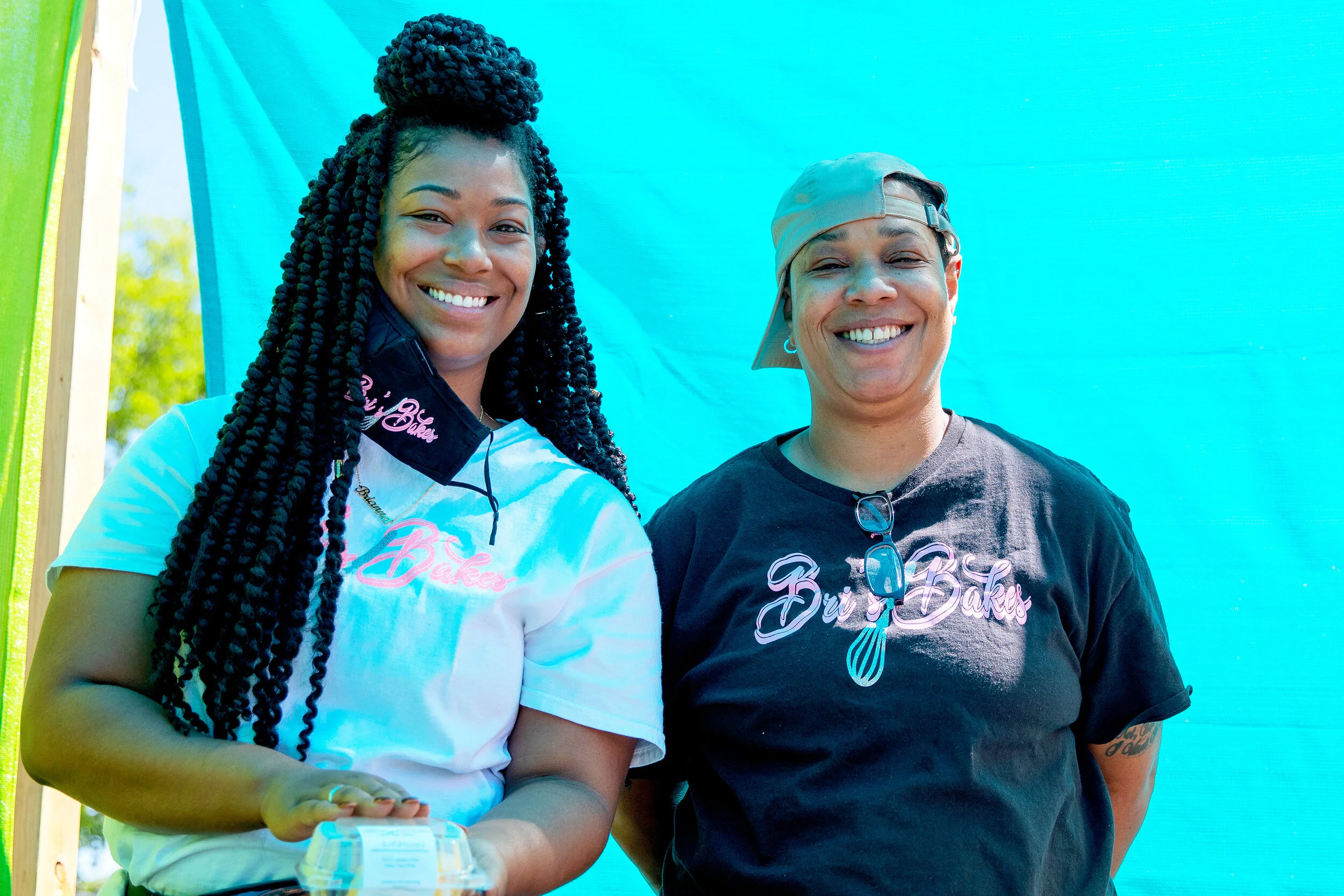 Bri and Evette with Bri Bakes.