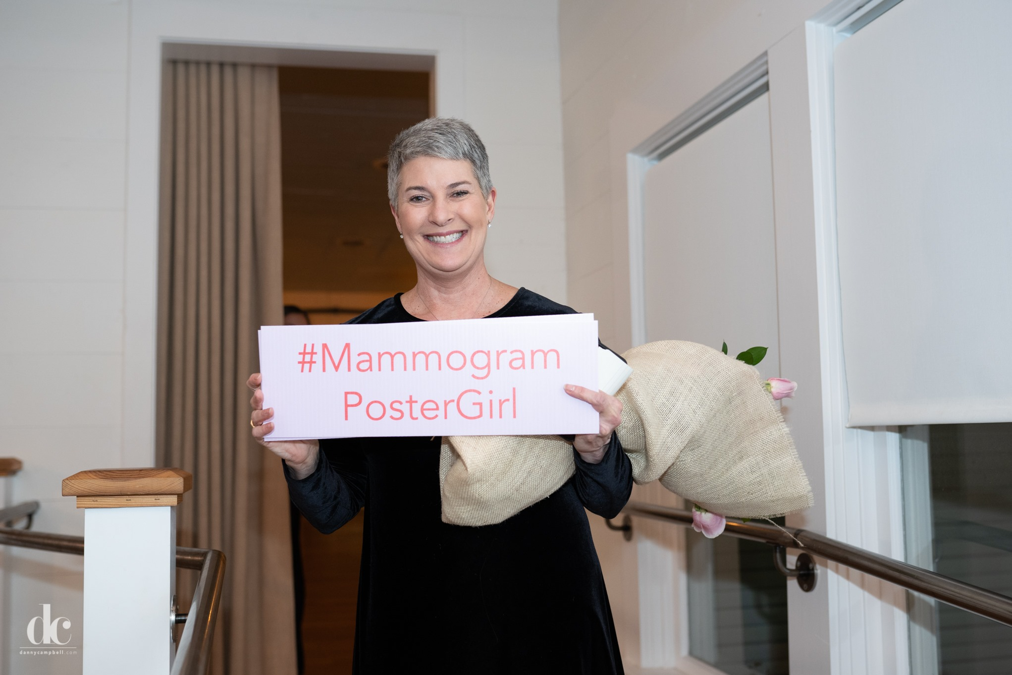 Sheri Mathis, Founder and President of Mammogram Poster Girls. Photo by Danny Campbell.