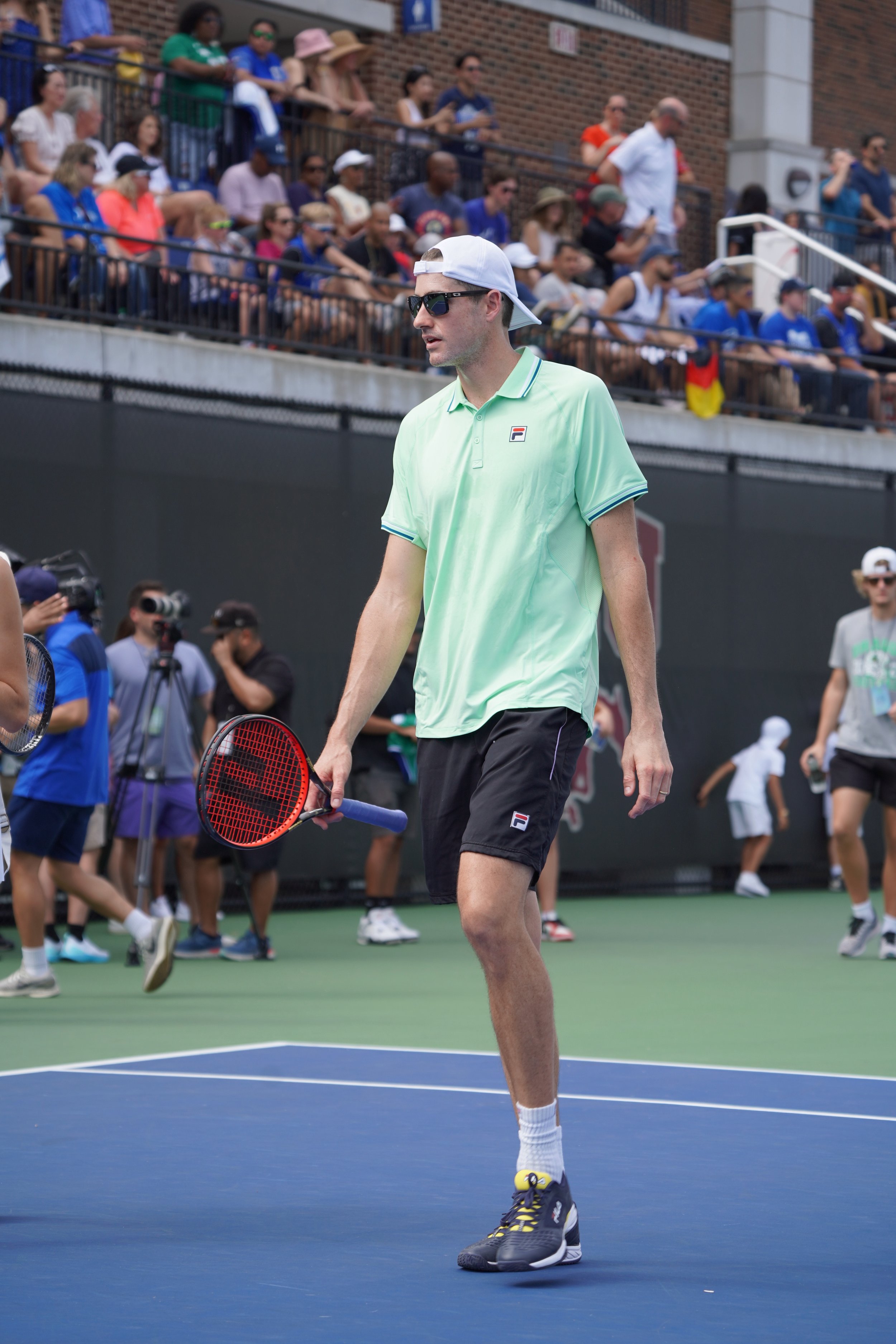   John Isner , winner of the longest tennis match in history. All-time leading ace leader in ATP tour history. With 16 ATP Tour titles, he’s earned 30+ wins and finished 10 straight seasons in top 20 (2010-19). He finished a career-high No. 8 in 2018