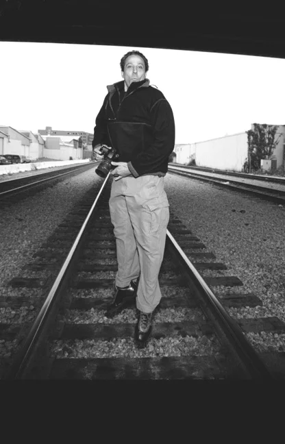 Ed Kashi on Train Tracks