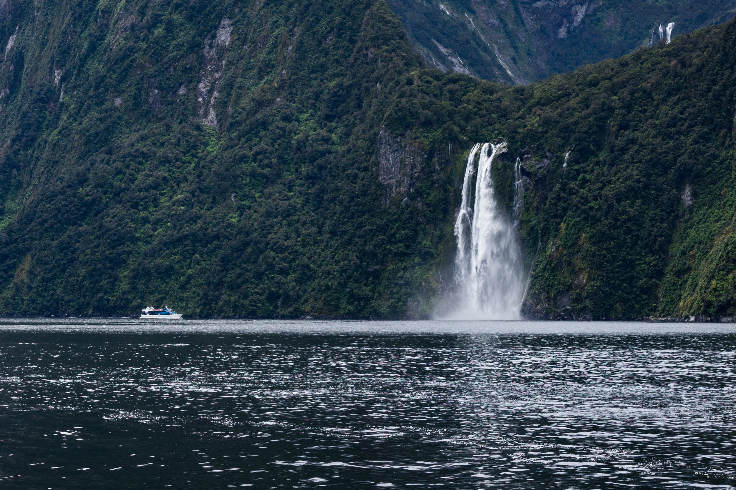 Waterfall right ahead!