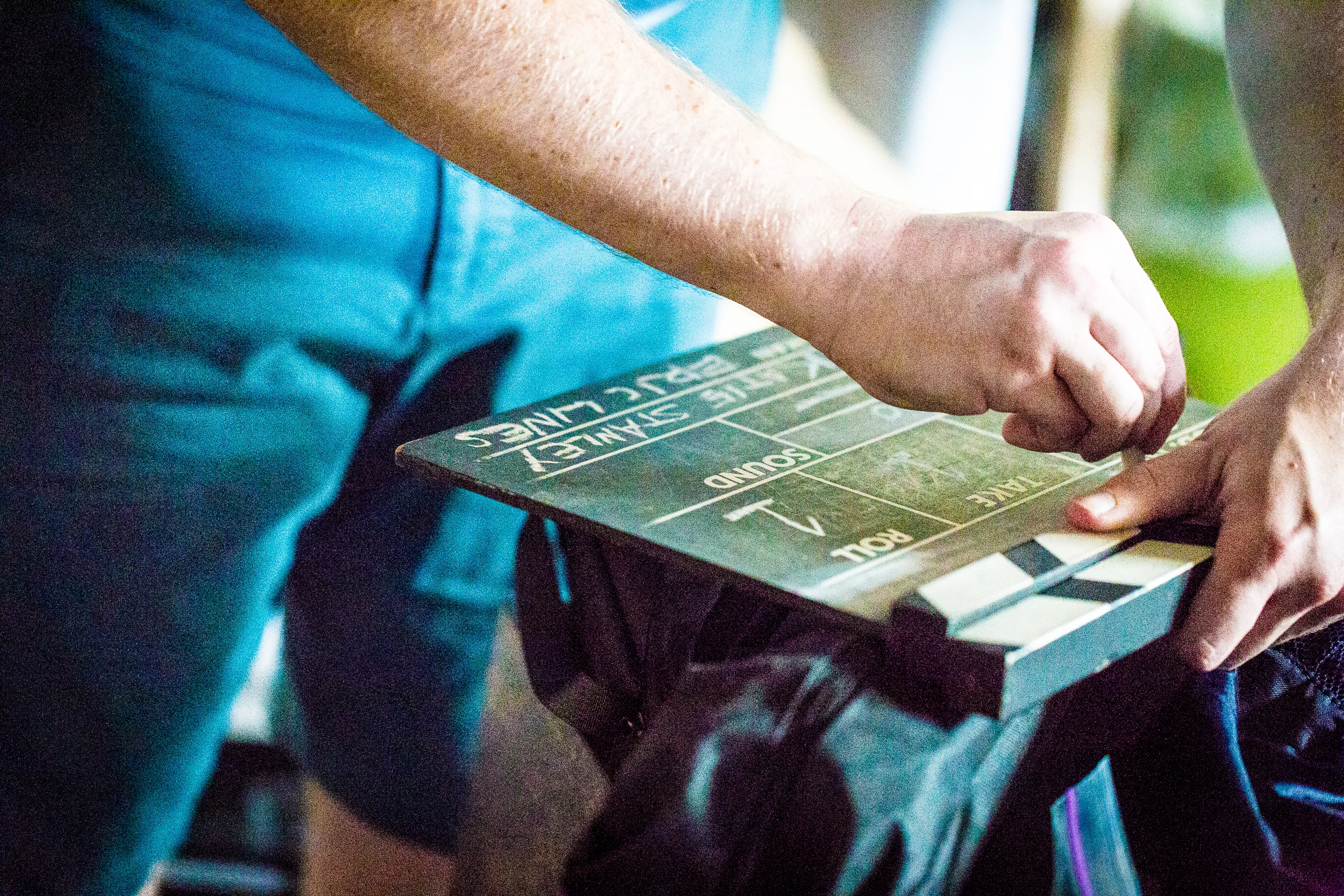 Day 2: Updating the clapperboard.
