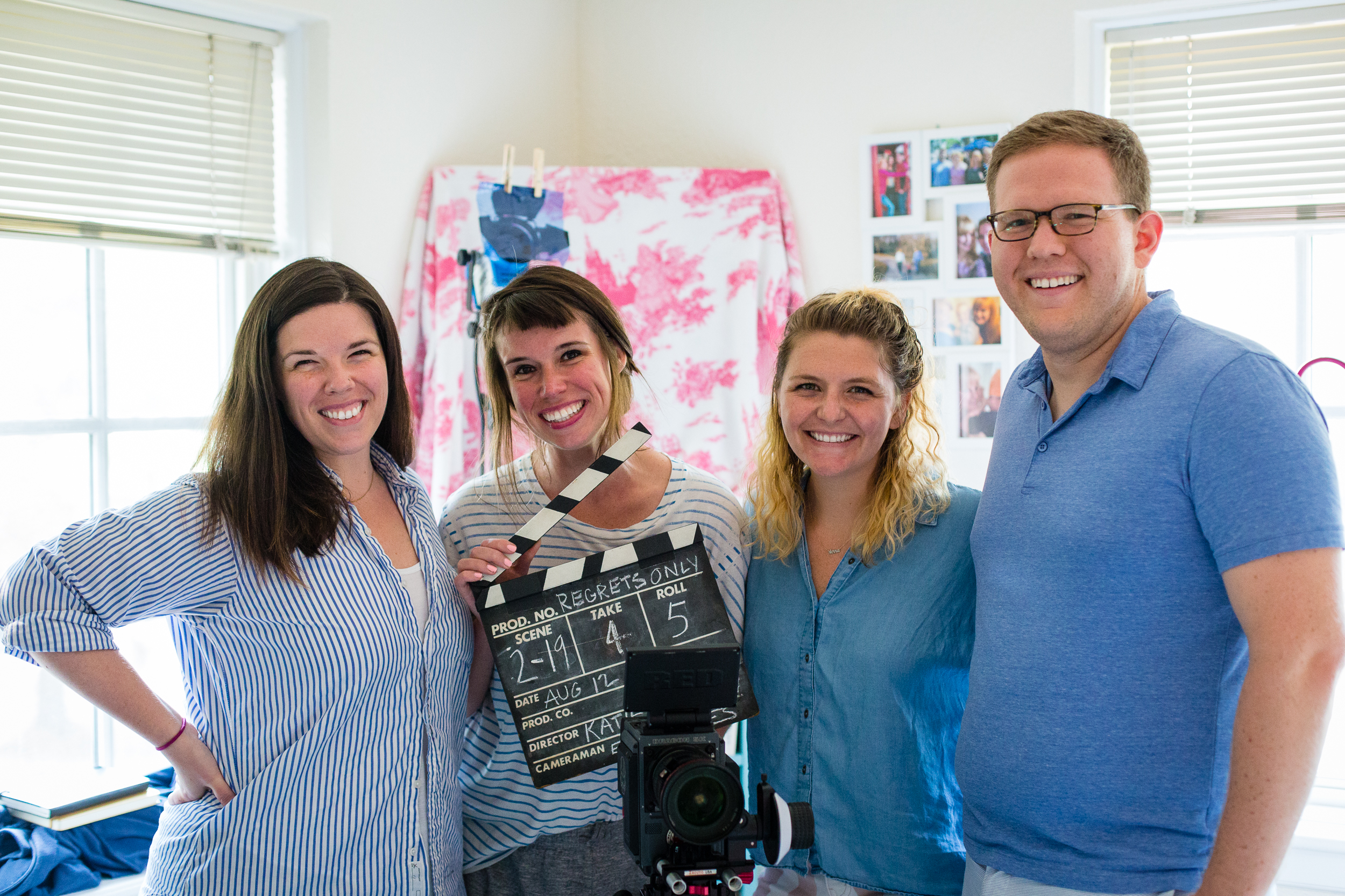 Day 4: Director/Editor Katie Stanley, Co-Creator/Writers Alice Stanley Jr. and Sierra Carter, and Producer Eric Dern.