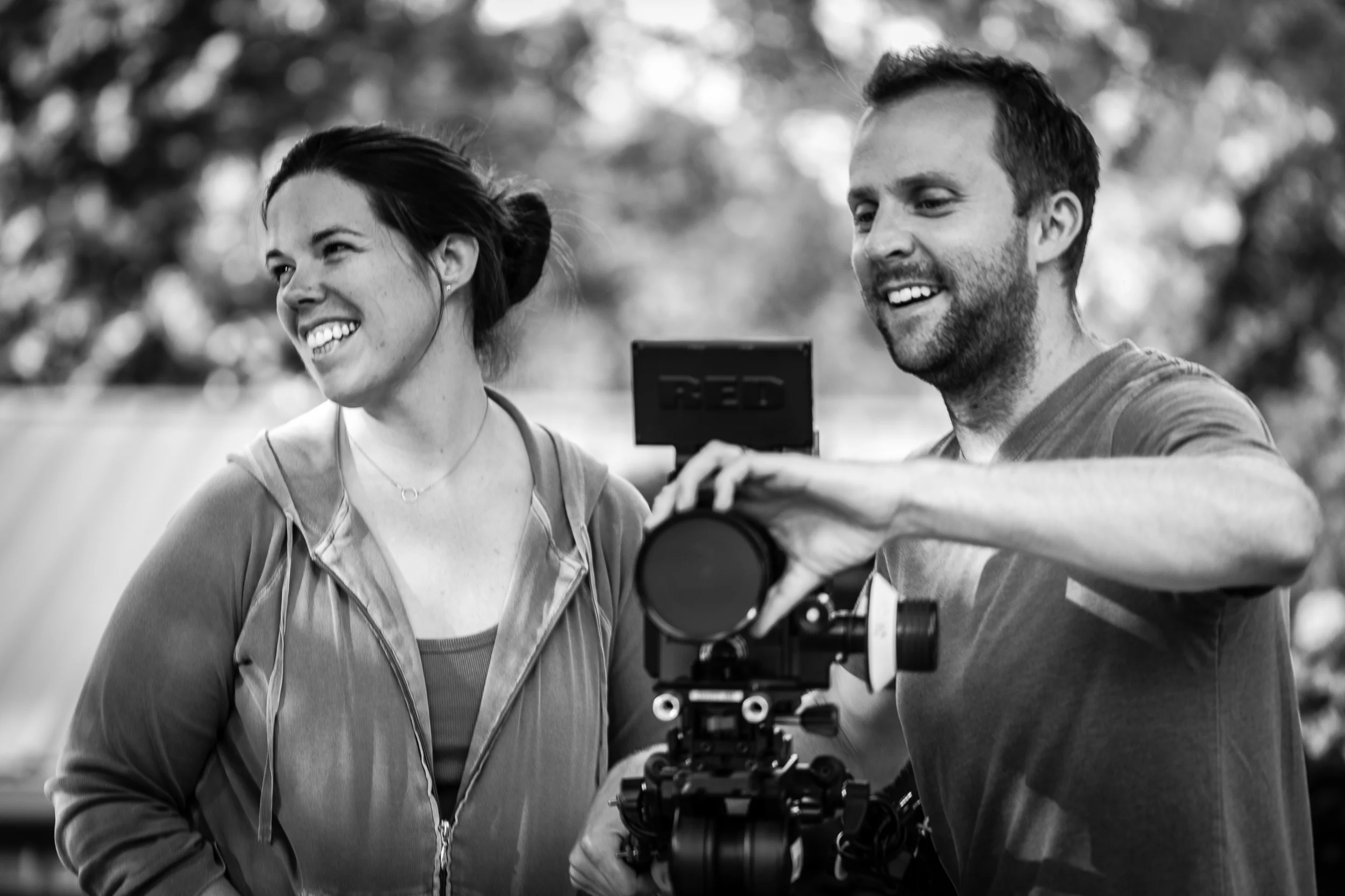 Day 5: Director/Editor Katie Stanley & DP Eric Lines.