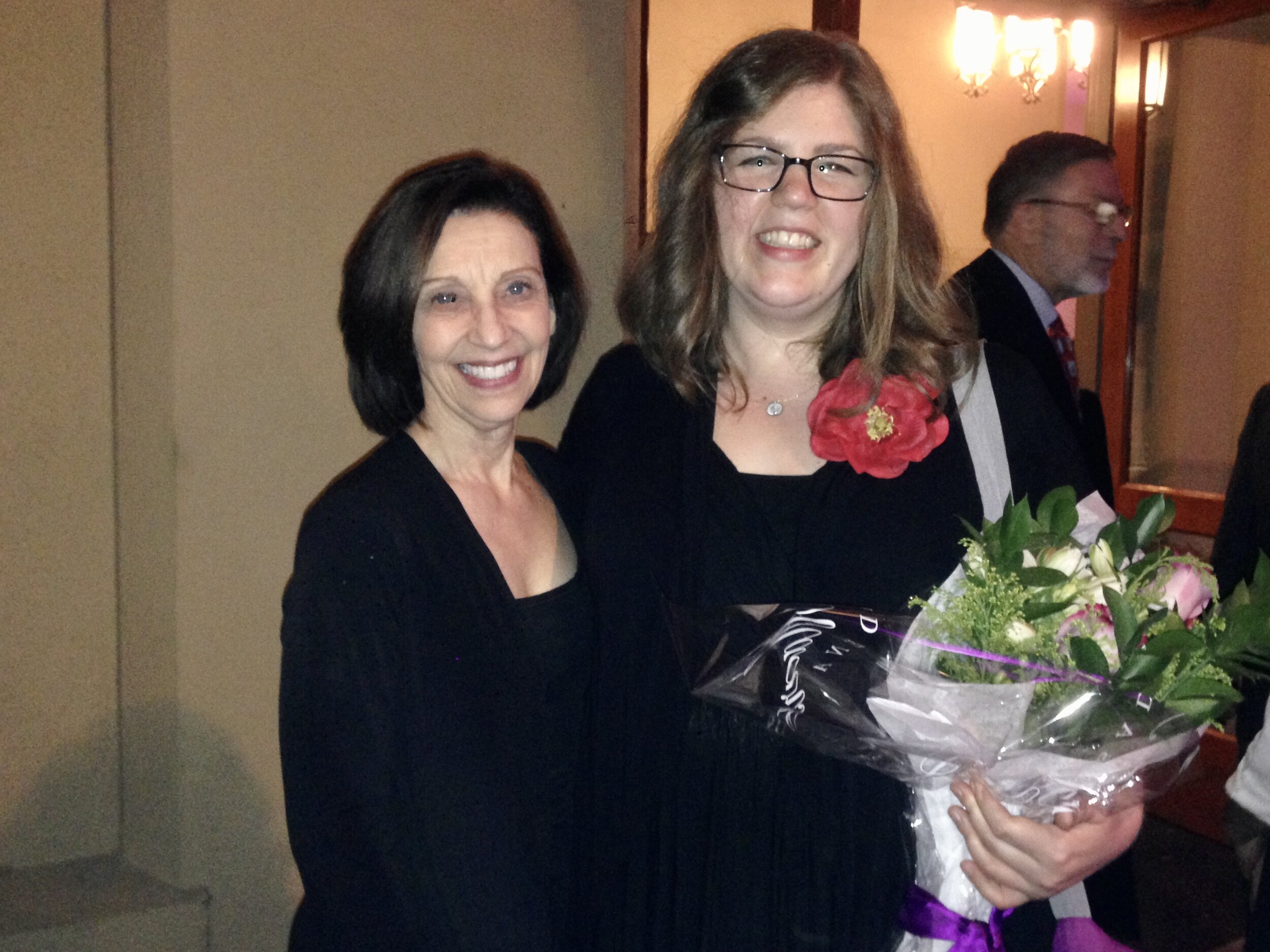 After the Los Angeles Children's Chorus 30th Anniversary Concert, where I was Guest Alumni Conductor. With Artistic Director Anne Tomlinson, May 2016