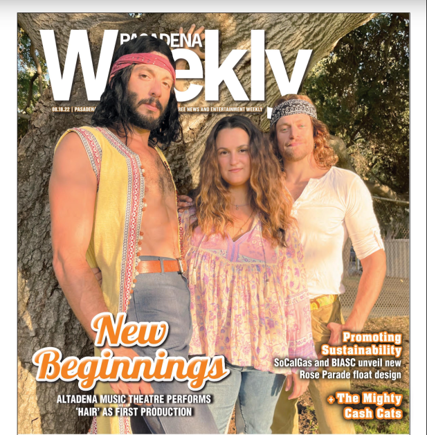 Hair featured on the cover of Pasadena Weekly
