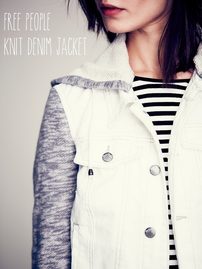 Wishlist: Free People Knit Denim Jacket