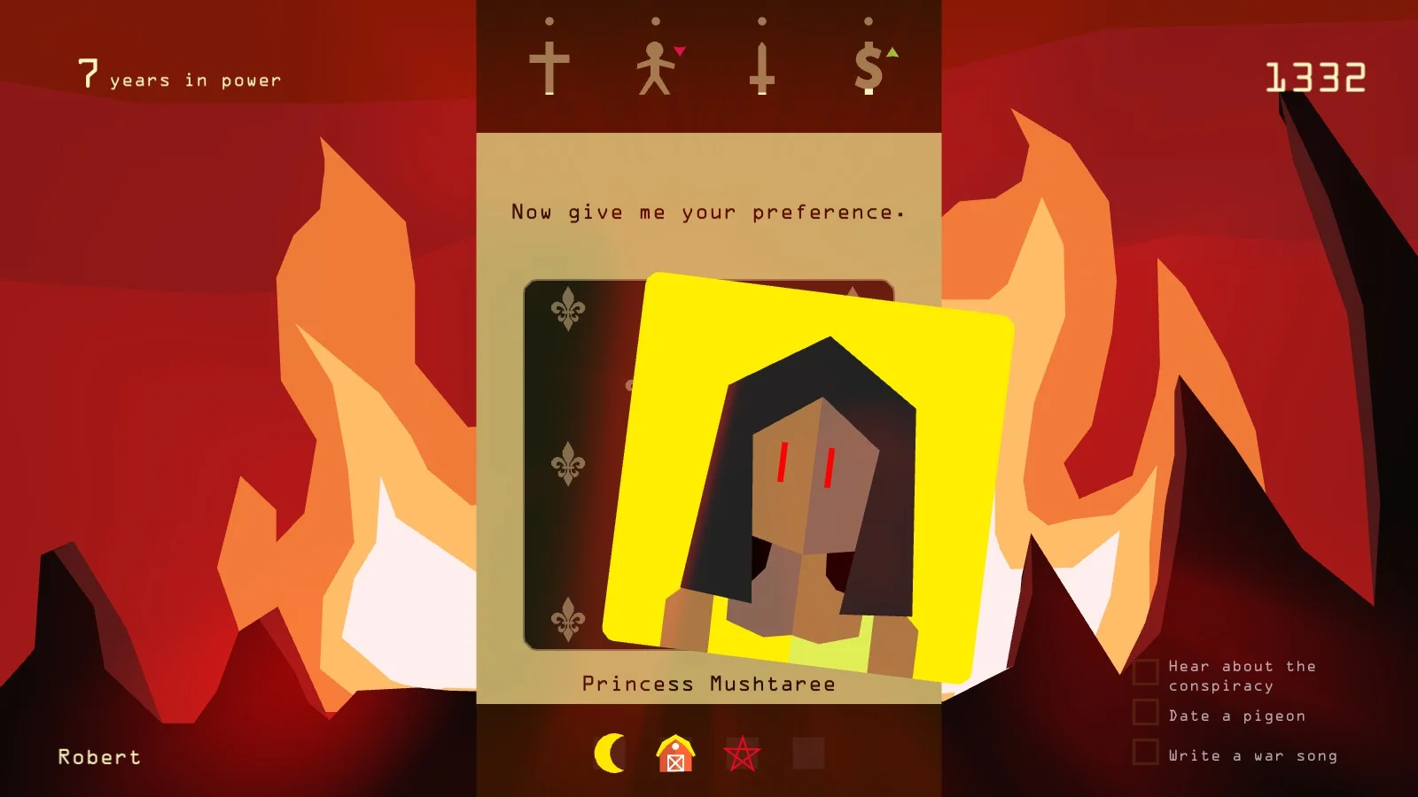 Reigns game date a pigeon game Reigns game date a pigeon game
