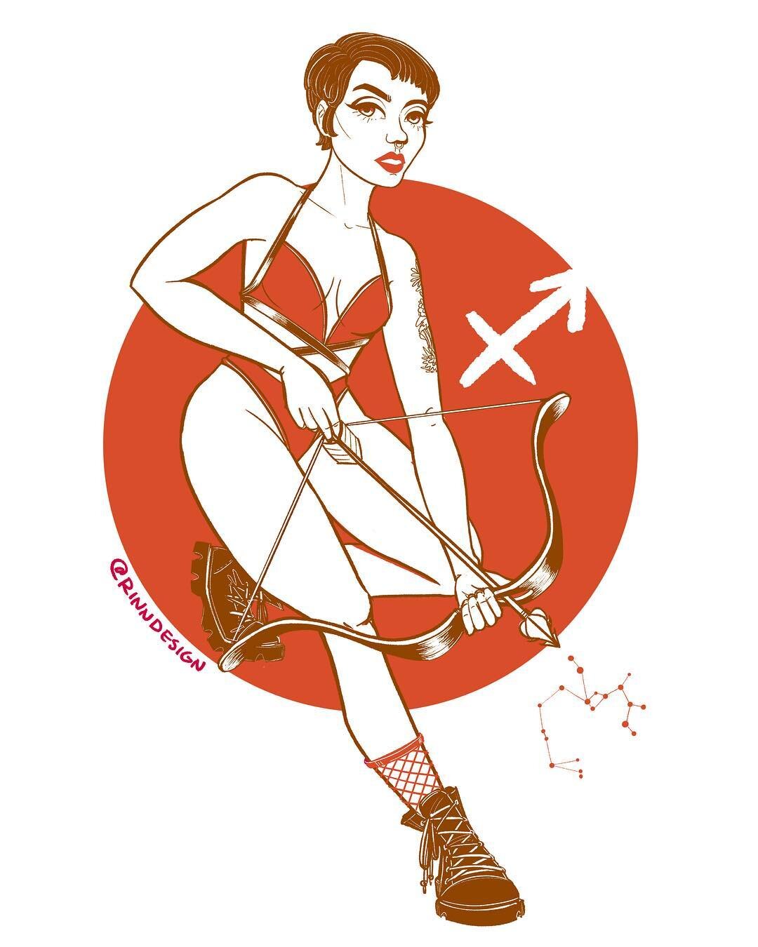 inktober | astro | sagittarius .
The lovely @foxyshablam as Sagittarius! ♐️
.
(Thanks for being a fan and supporter love!) ❤️😘
.
.
.
.
.
.
#inktober #inktober2018 #ink #inked #digitalink #ilustration #illustrator #illustrated #astrology #astro #star
