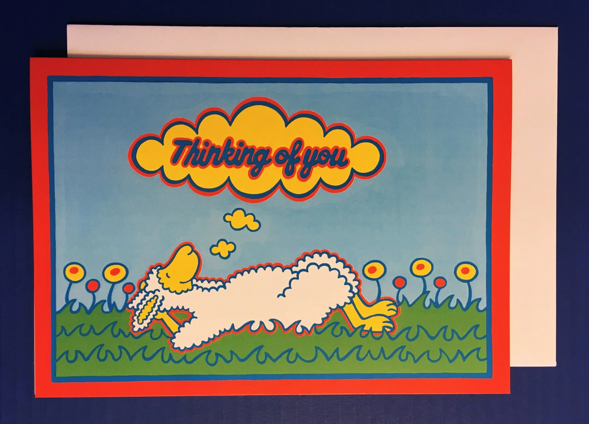 Single Greetings Card - Thinking Of You