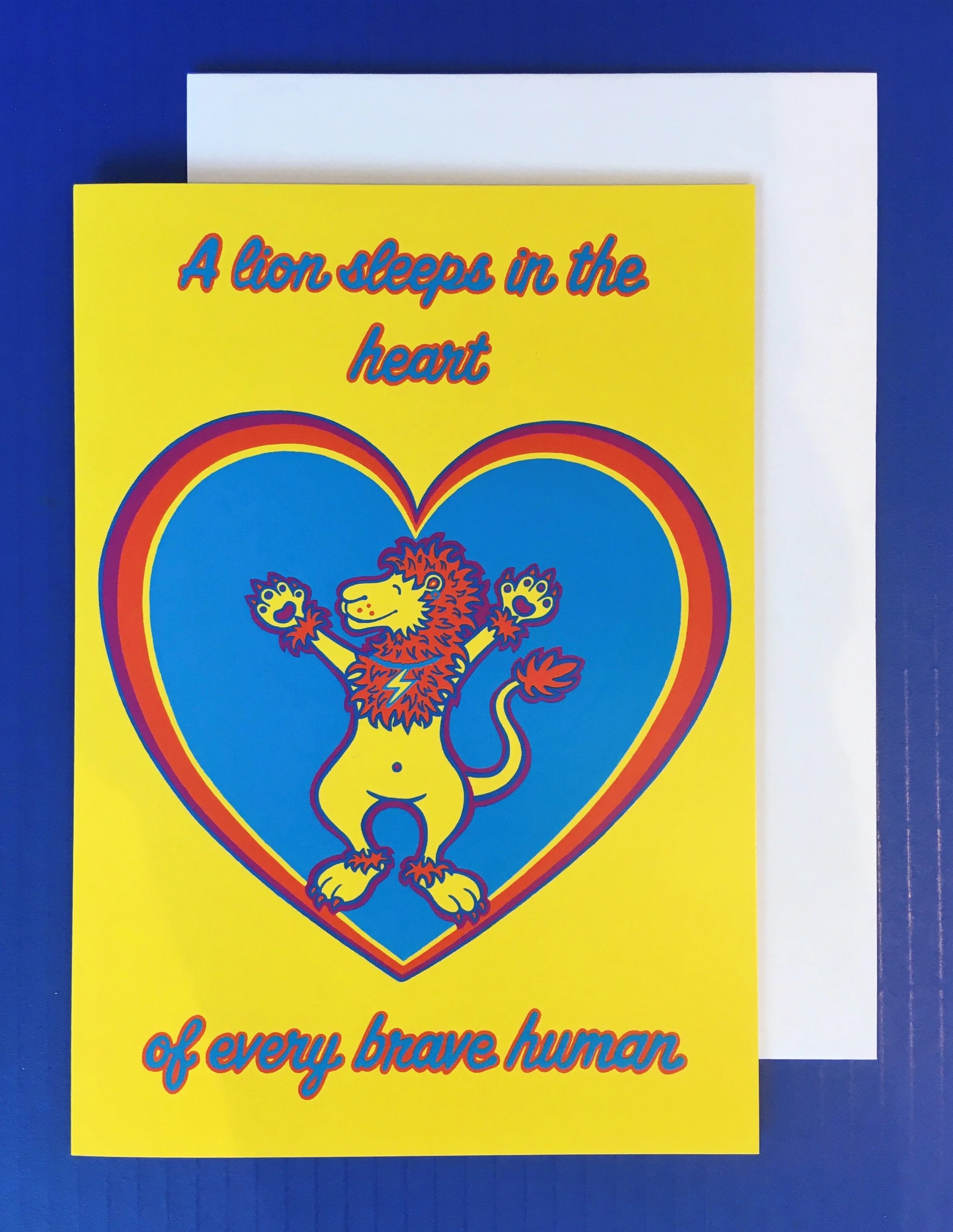 Single A5 Postcard - Lionheart