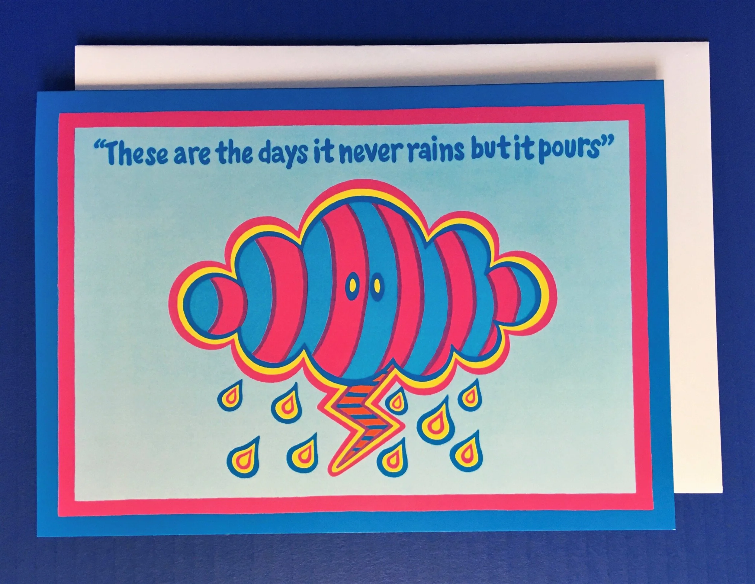 Single A5 Postcard - Thundercloud