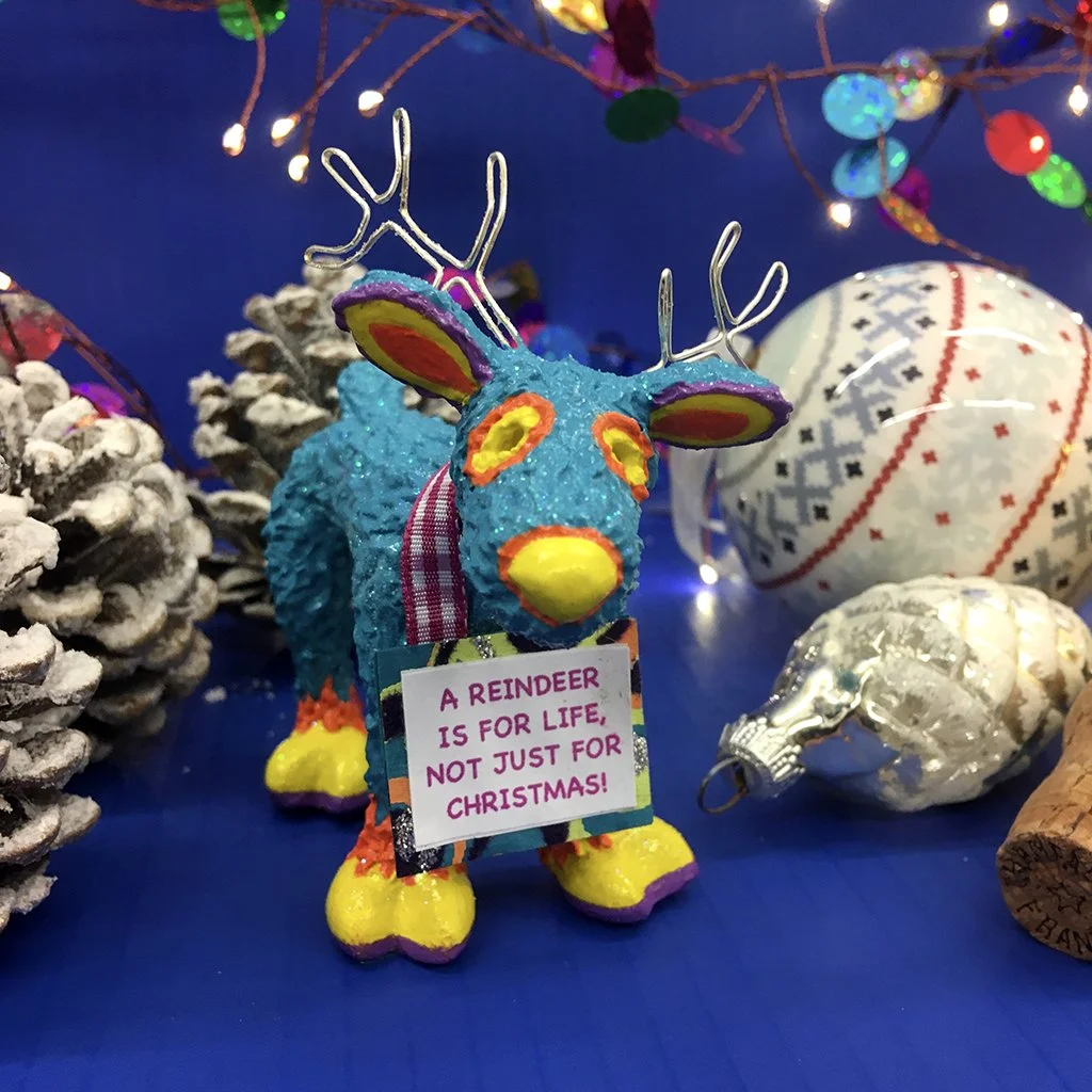 Reindeer No. 2 - Handmade Reindeer seeks forever home