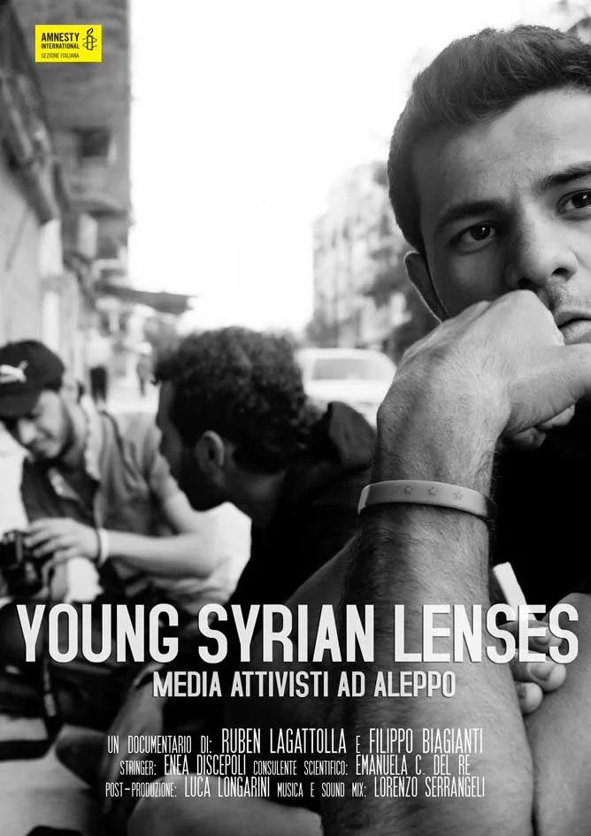 Poster ufficiale di Young Syrian Lenses. Fotografia di Ruben Lagattolla