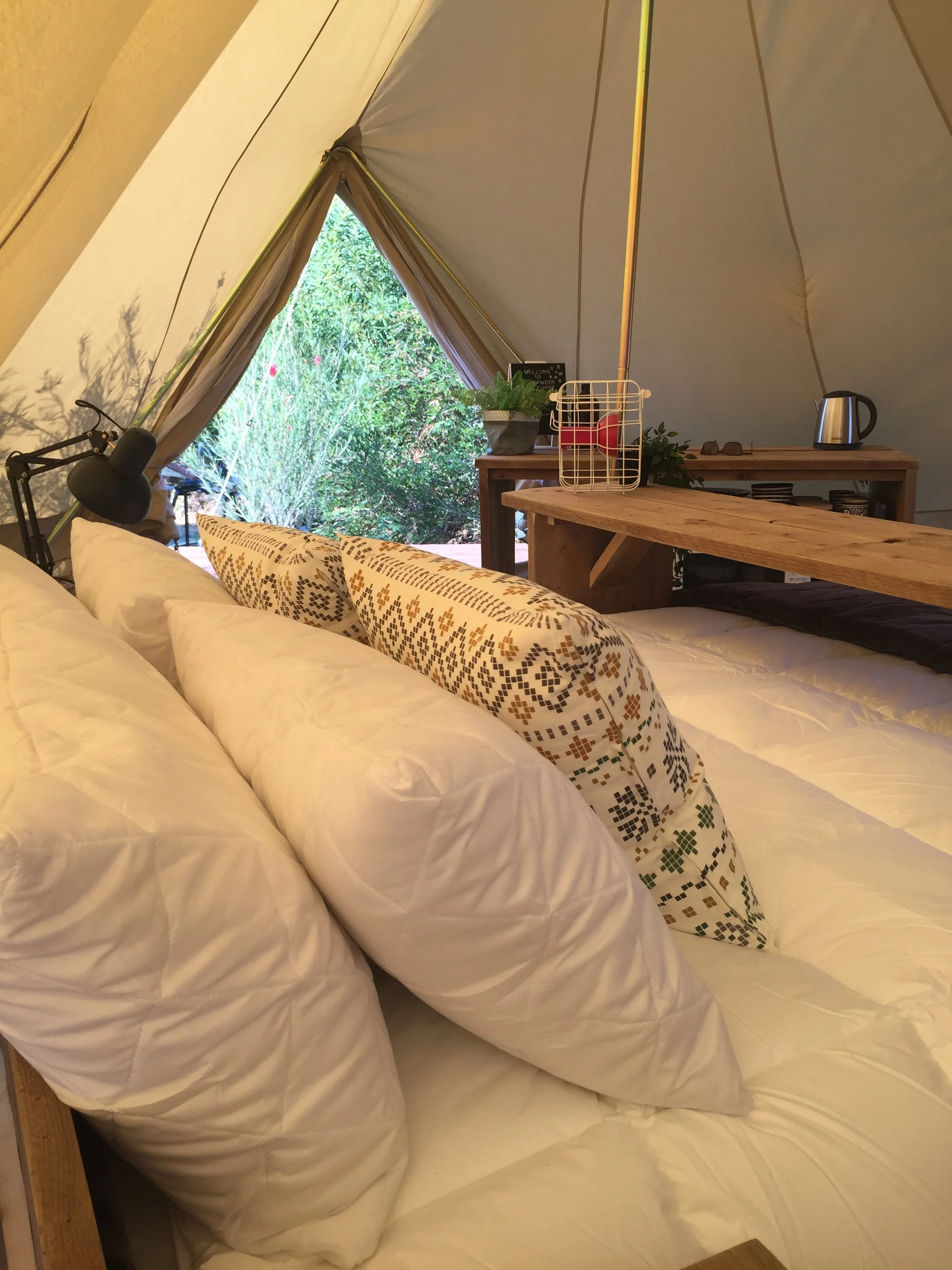 The first bell tent    