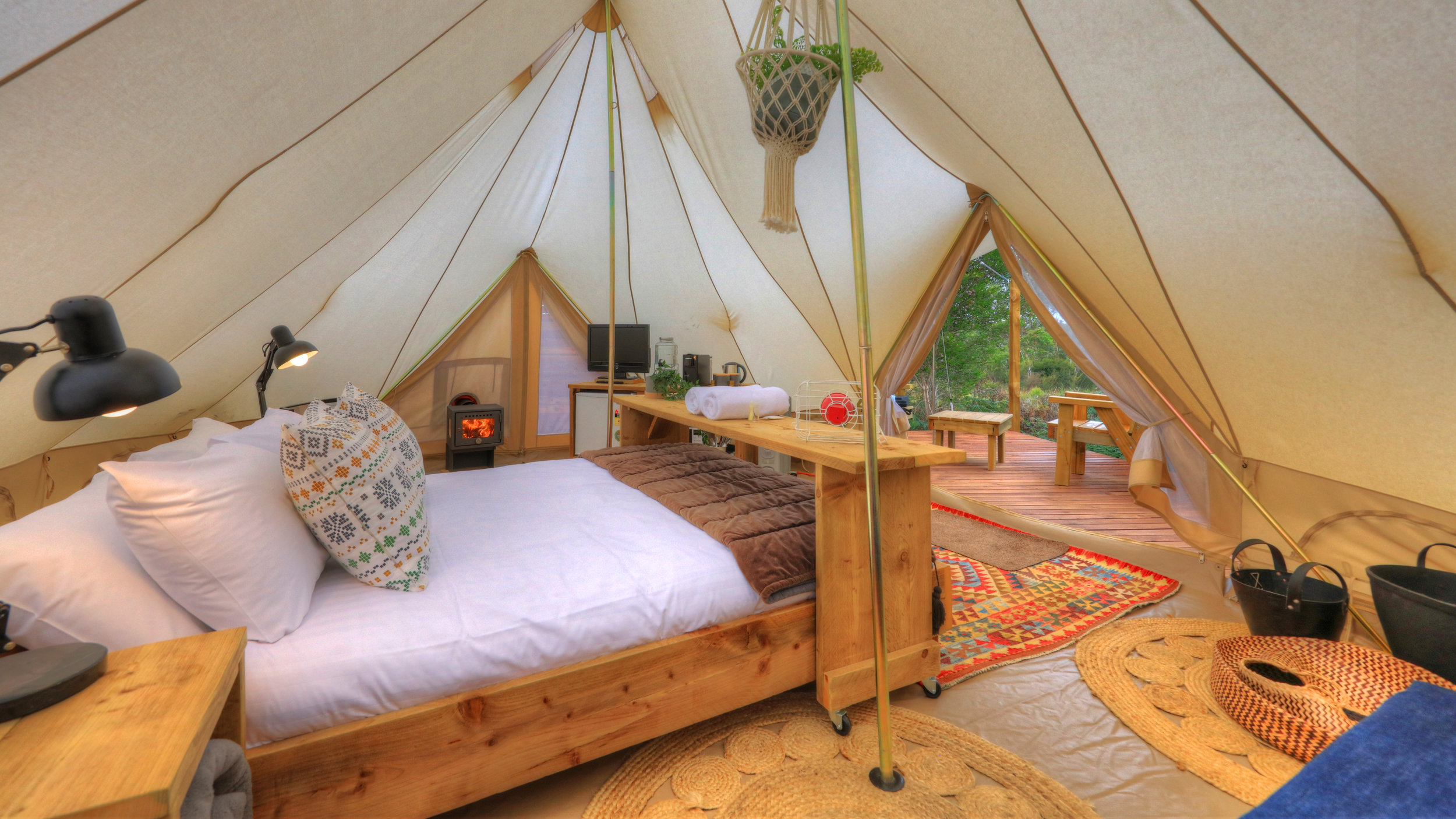 WHAT IS A BELL TENT? — Scamander Sanctuary Holiday Park