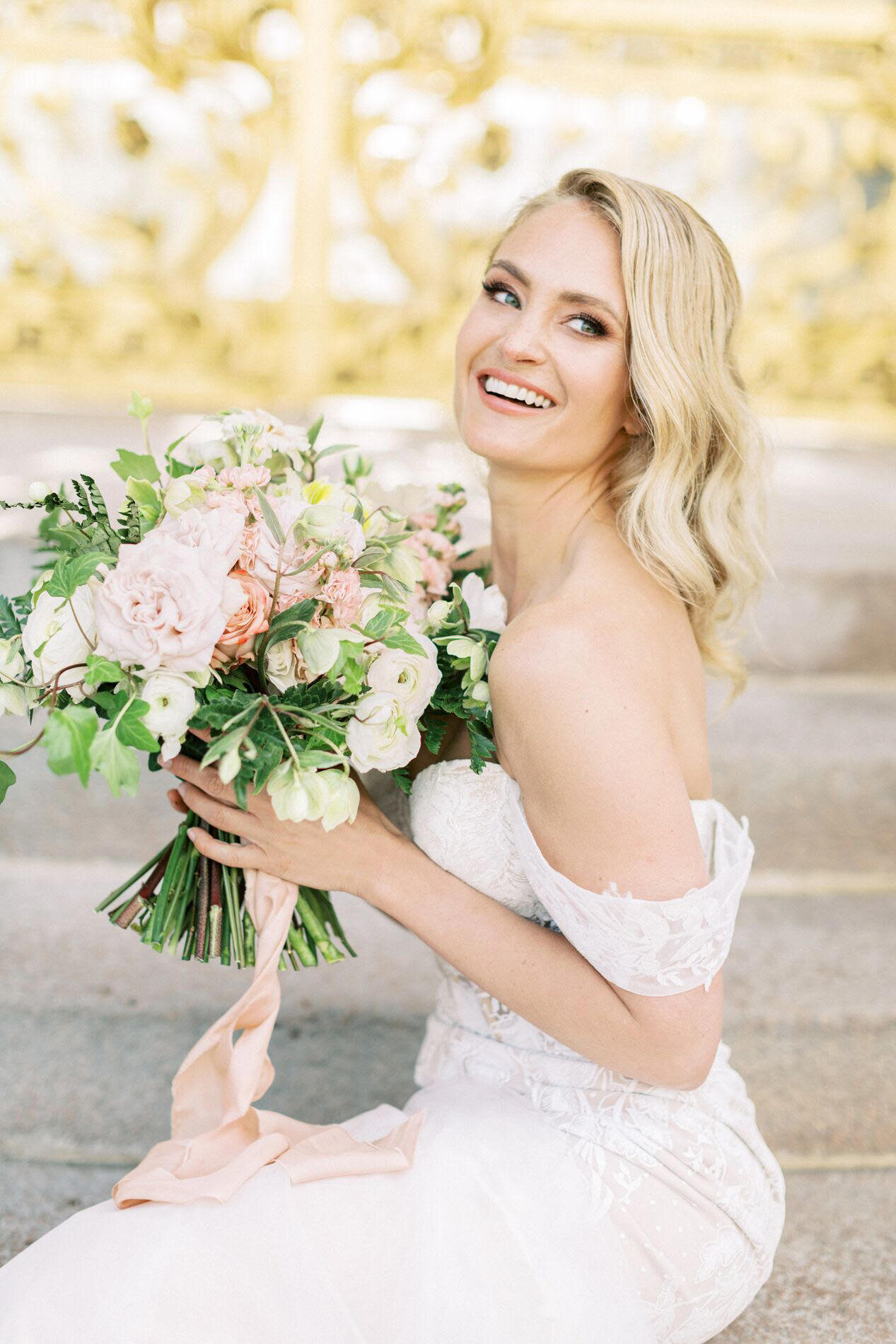 Spring Elopement Wedding Photoshoot in Paris, France