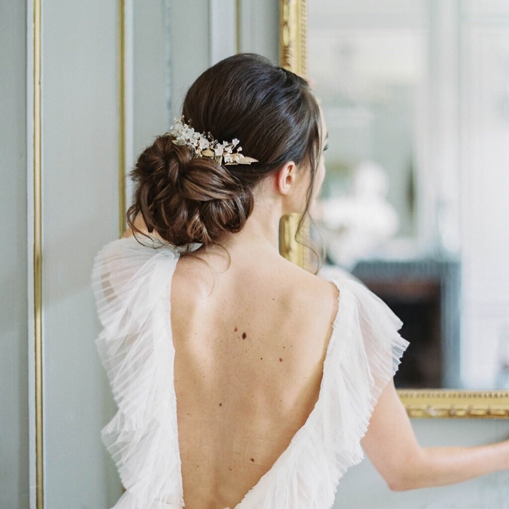 How to Design the Perfect Bridal Hairstyle for your Destination Wedding in  France | by Onorina Jomir — Makeup Artist in Paris, Onorina Jomir