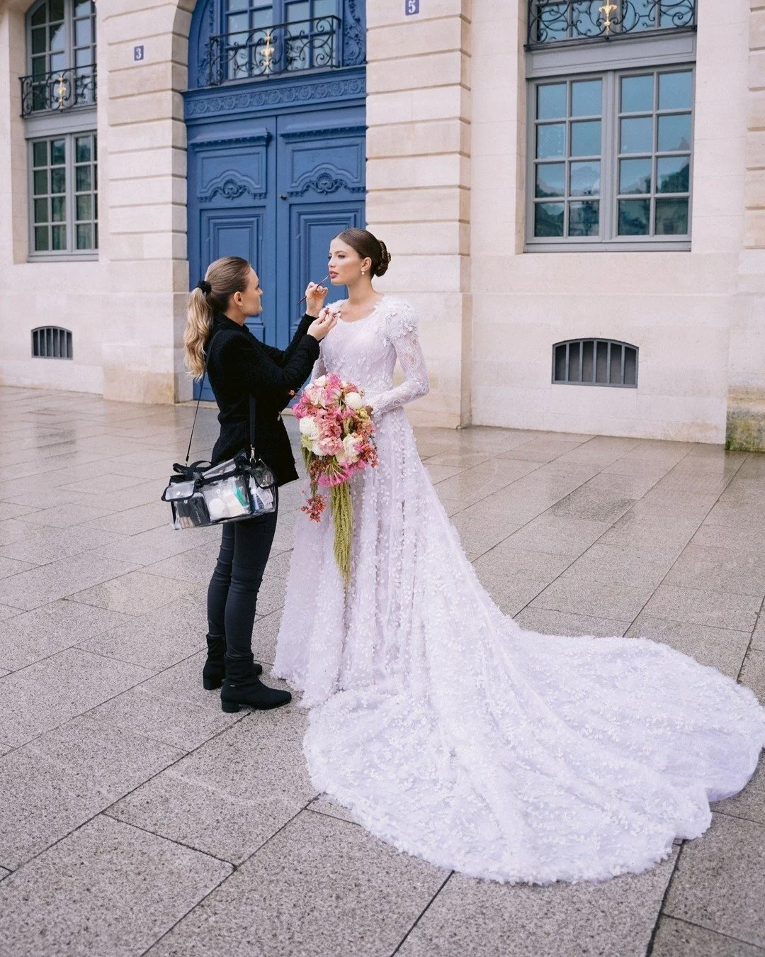 On-site bridal touch-ups have become the new standard &mdash; and for good reason.

After months spent refining every detail of your destination wedding in France, from mood boards to collaborating with your photo and video team, every element has be