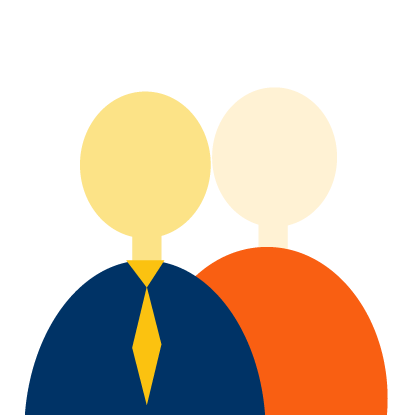  2 staff members + volunteers 