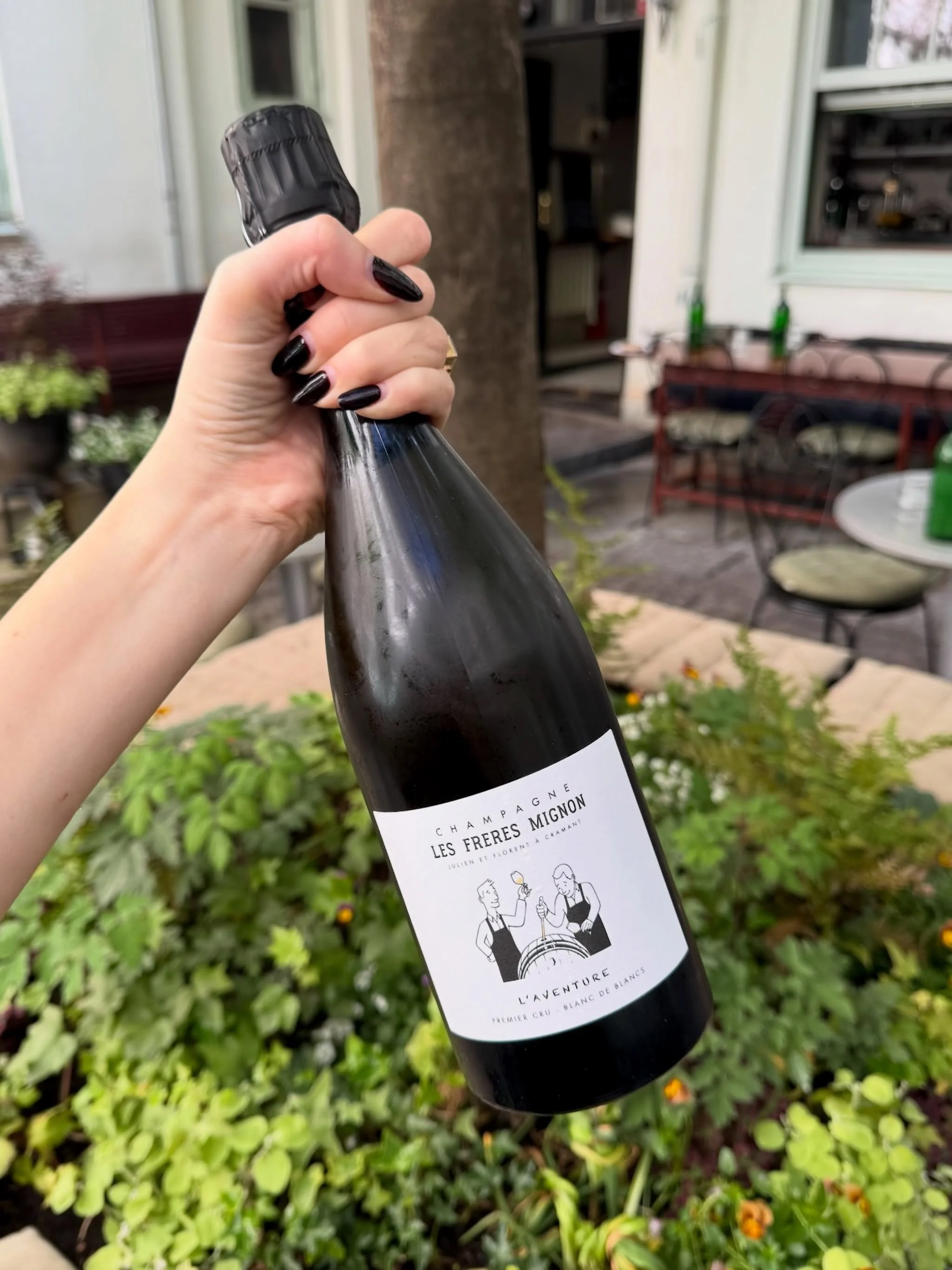 Fr&egrave;res Mignon &ldquo;L&rsquo;Aventure&rdquo; &auml;r en Blanc de Blancs fr&aring;n Avize i C&ocirc;te des Blancs &ndash; ett av Champagnes mest hyllade omr&aring;den f&ouml;r Chardonnay. Druvorna kommer fr&aring;n &auml;ldre stockar planterade
