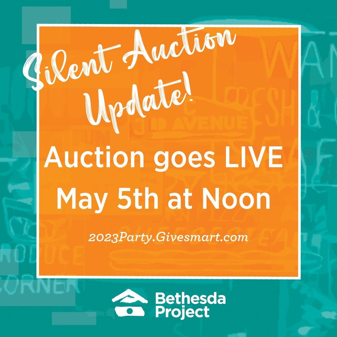 THE BIG MOMENT IS FAST APPROACHING! Our silent auction goes LIVE on May 5th.. that's just 6 days away! Find a variety of items to bid on, from a stay in Ireland to Gift Cards to Philly's coolest restaurants - there is something for everyone!