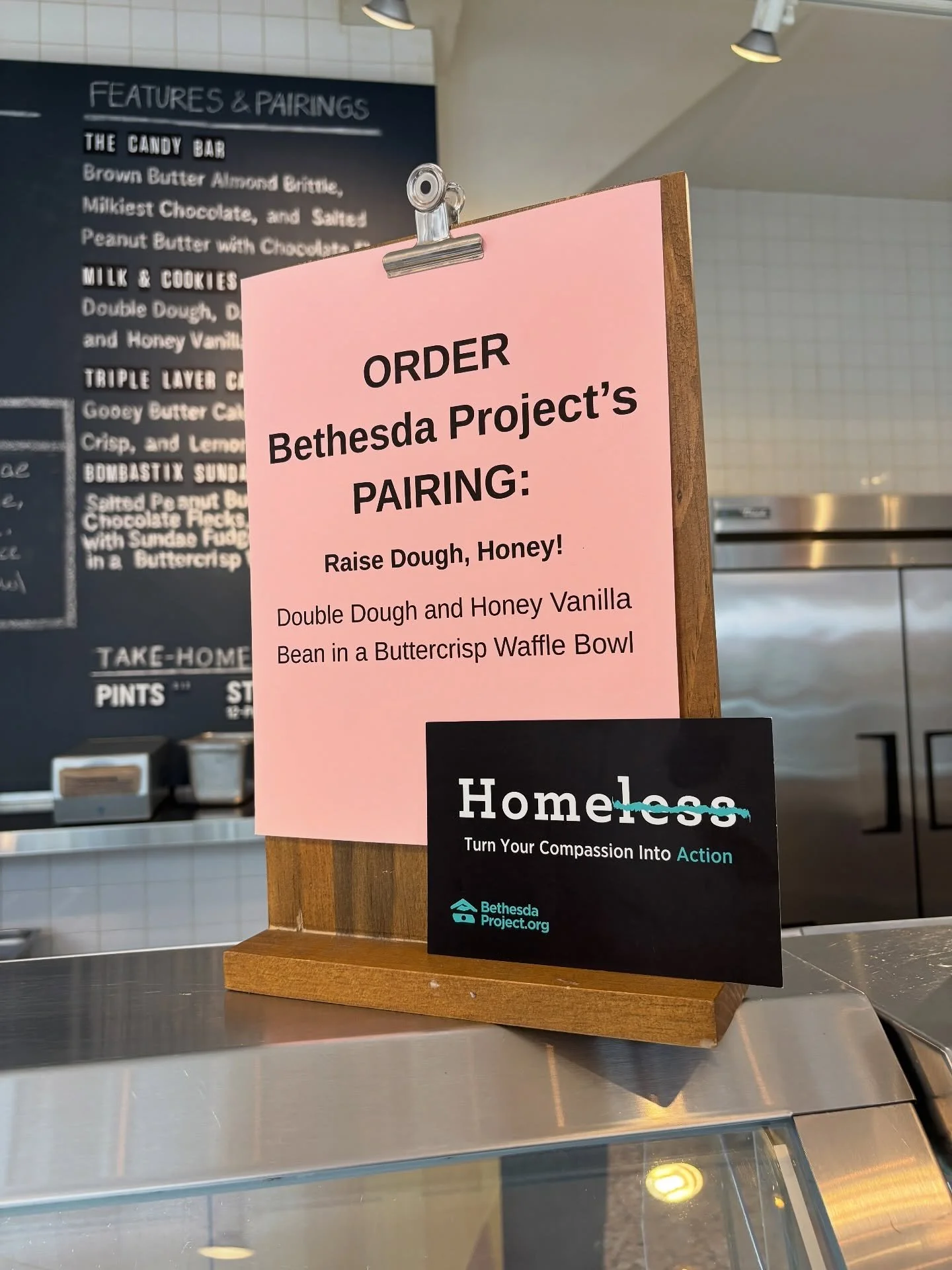We&rsquo;re out here at @jenisicecreams from 3-6! Swing by for some ice cream, 25% of your purchase goes towards us, Bethesda Project!