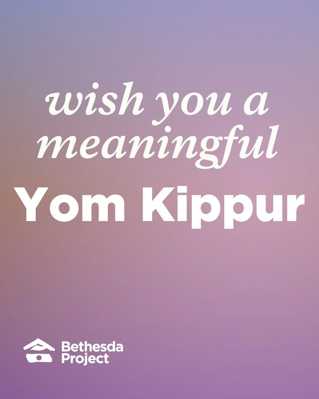 This evening at sundown marks the beginning of Yom Kippur. To all in our community observing this holiday, we wish you an easy and meaningful fast.