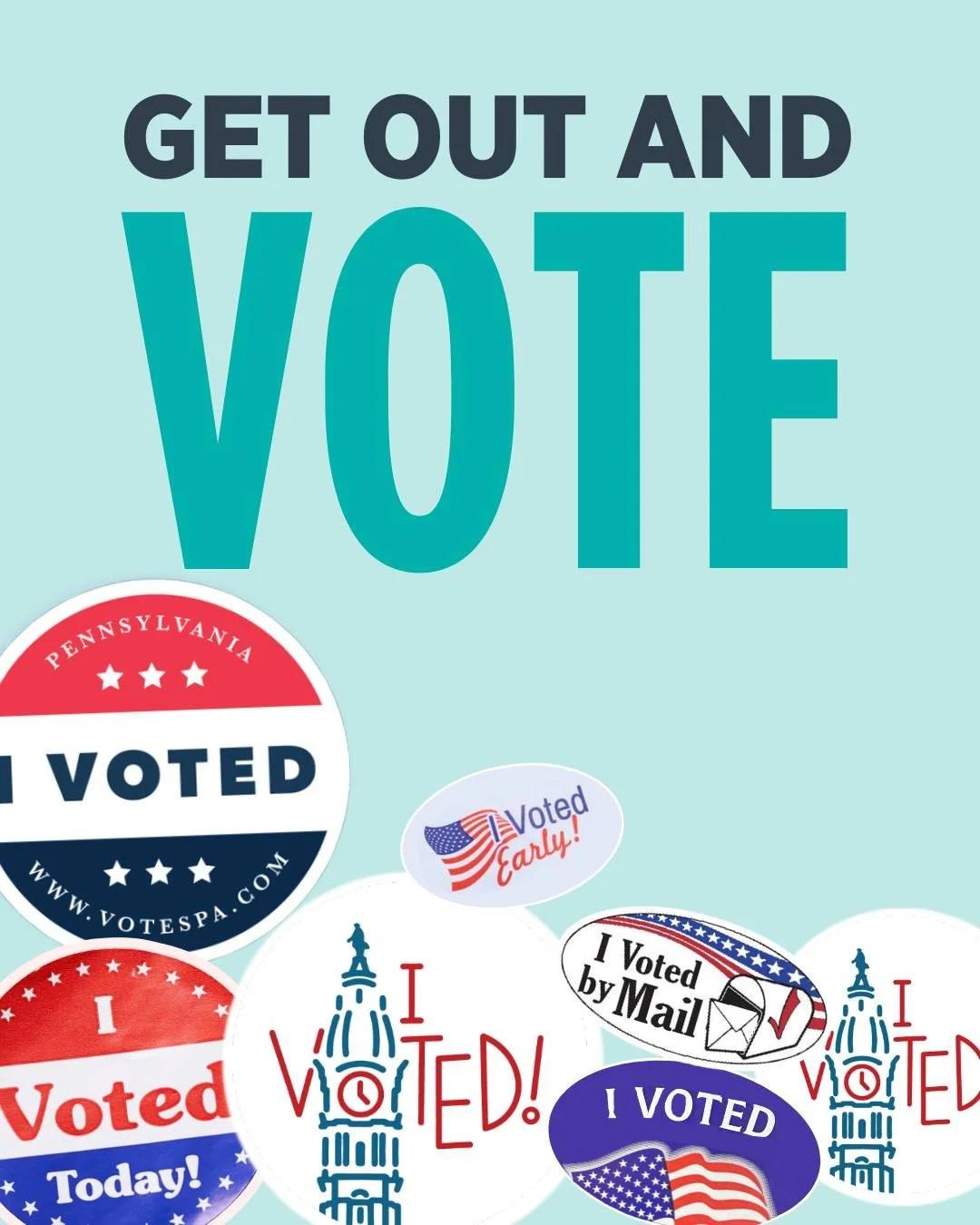 Your vote is important; the decisions made by elected officials can impact the lives of others. Make your voice heard, vote today! Polling places in Philadelphia will be open today from 7:00 am to 8:00pm! Be sure you get out and vote