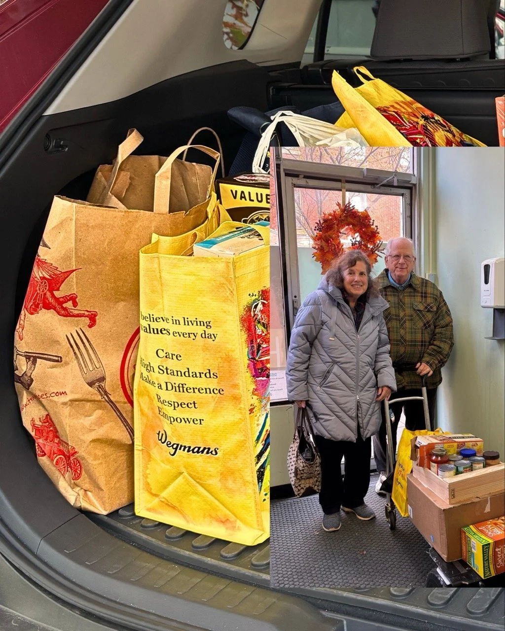 Thank you, St. Norbert Parish, for helping us fill a need and organizing a canned food drive to support our residents during the pause in SNAP benefits. The food donated was distributed to four sites. 💙