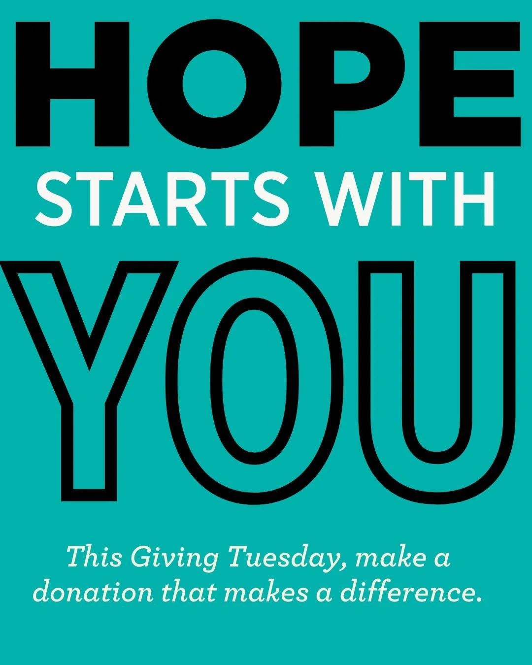 #GivingTuesday is rapidly approaching. This year, know that your gift can go even further thanks to a $7,500 matching gift from Dick Canel! Hope starts with YOU. When you donate to Bethesda Project, it directly supports shelter, services, and stabili