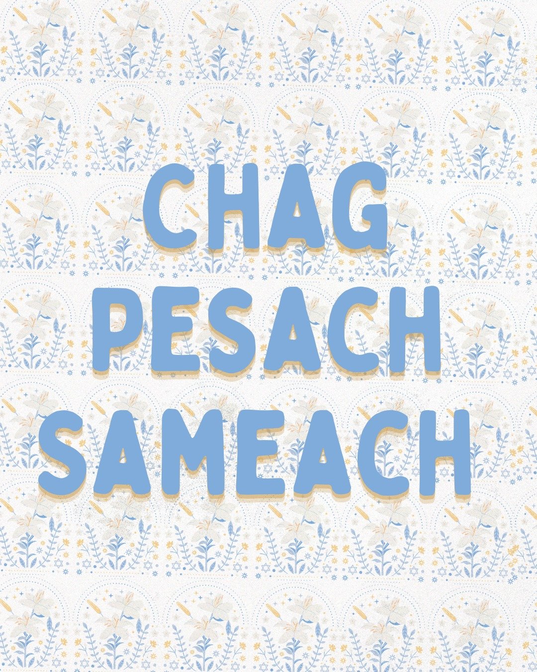 Tonight is the first night of Passover! Chag Pesach Sameach to all celebrating!