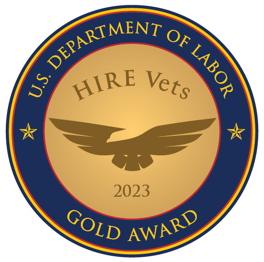 HIRE Vets Gold Award 2023